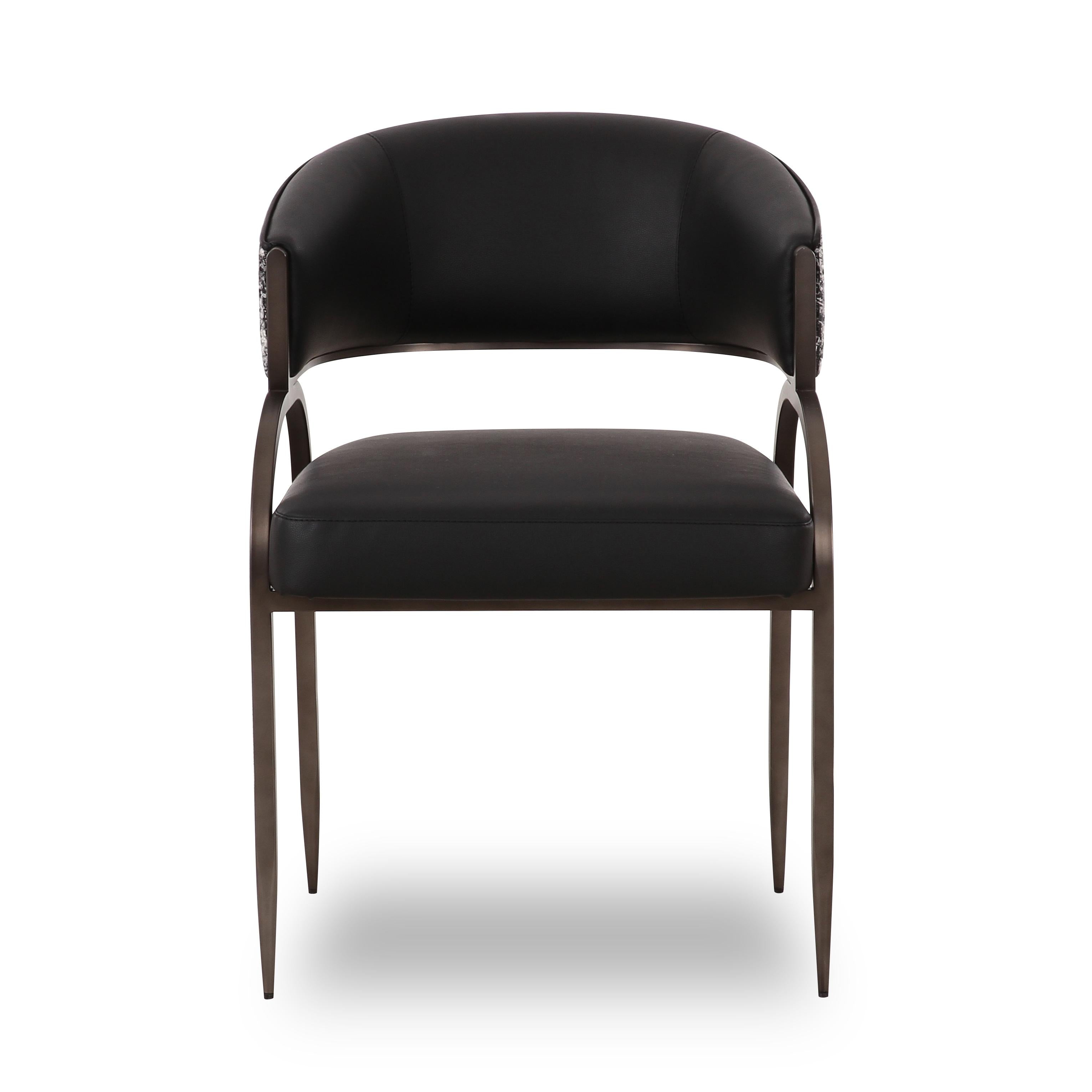 Tatum 2-Tone Performance Vegan Leather Dining Chair