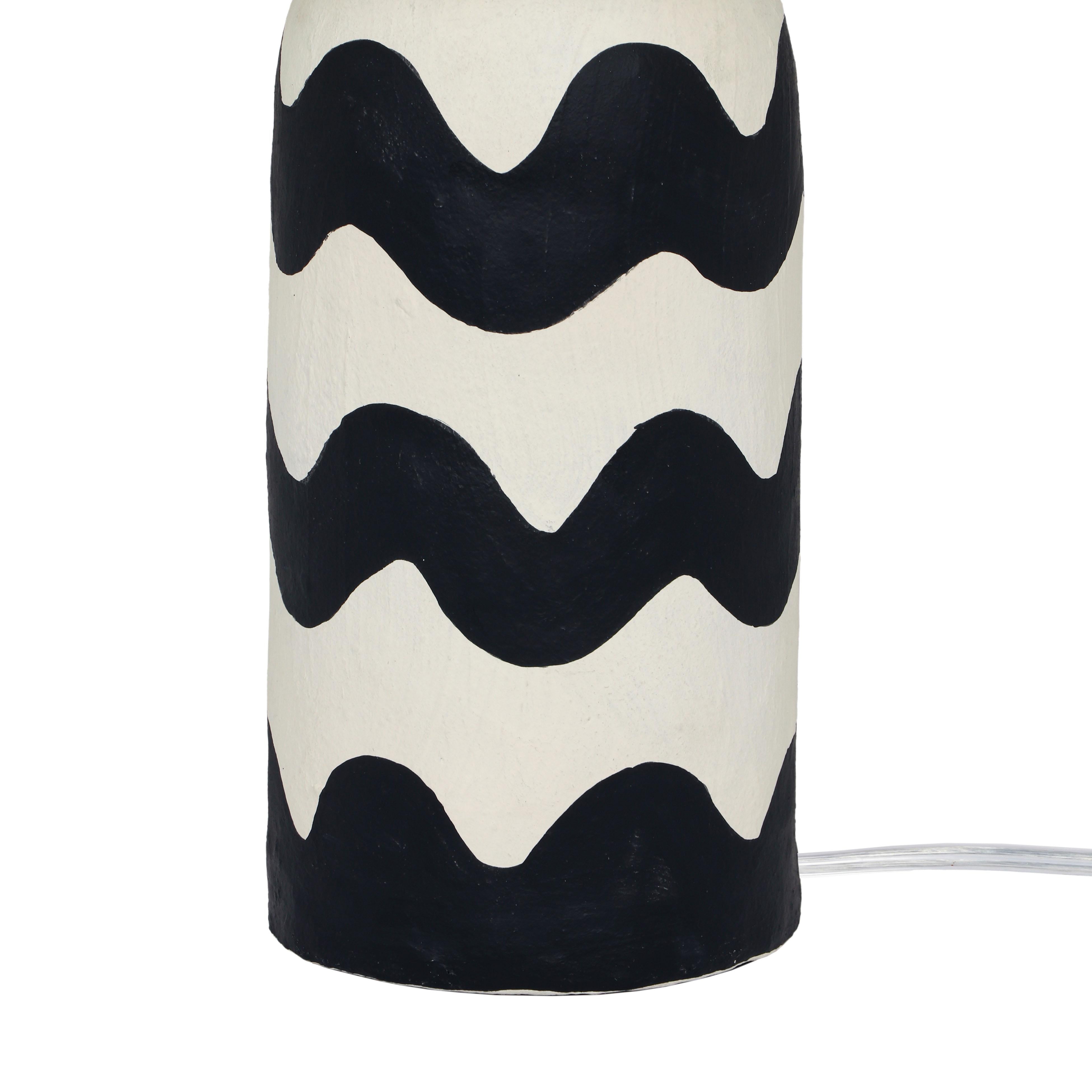 Tropea Black Waves Papier Mache Table Lamp Table & Desk Lamps TOV Furniture , Black Friday Sale TOV Furniture Furniture Sale, Old Bones Co, Mid Century Furniture Sale, Four Hands Furniture, Black Friday Sale Tropea Black Waves Papier Mache Table Lamp,Gus Sale, Perigold Tropea Black Waves Papier Mache Table Lamp Table & Desk Lamps Black Friday Sale , Perigold Sale Tropea Black Waves Papier Mache Table Lamp,Tropea Black Waves Papier Mache Table Lamp Lulu and Georgia, Burke Decor Sale Tropea Black Waves Papier