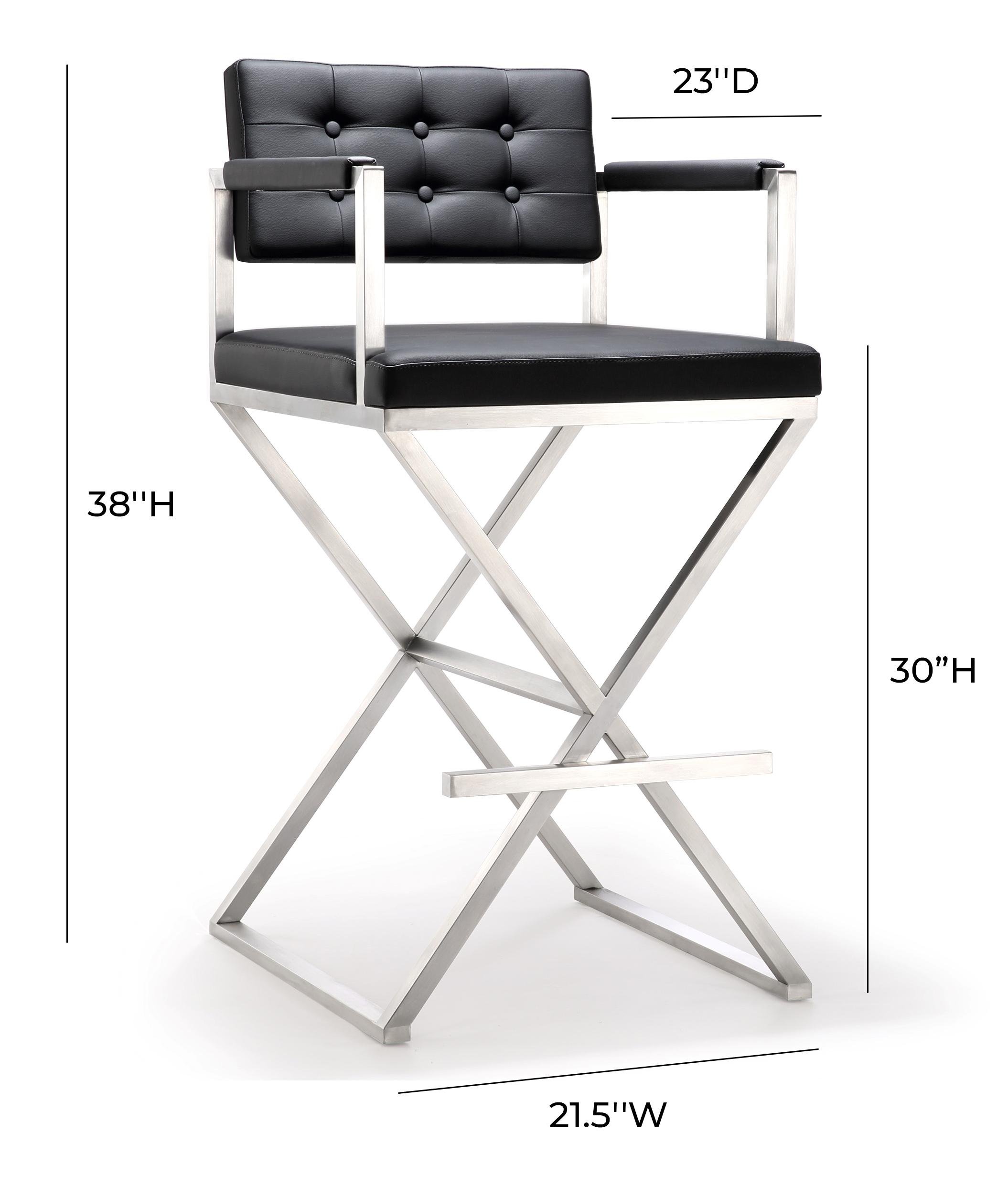 Director Performance Vegan Leather and Stainless Steel Barstool Bar & Counter Stools TOV Furniture , Black Friday Sale TOV Furniture Furniture Sale, Old Bones Co, Mid Century Furniture Sale, Four Hands Furniture, Black Friday Sale Director Performance Vegan Leather and Stainless Steel Barstool,Gus Sale, Perigold Director Performance Vegan Leather and Stainless Steel Barstool Bar & Counter Stools Black Friday Sale , Perigold Sale Director Performance Vegan Leather and Stainless Steel Barstool,Director Perfor
