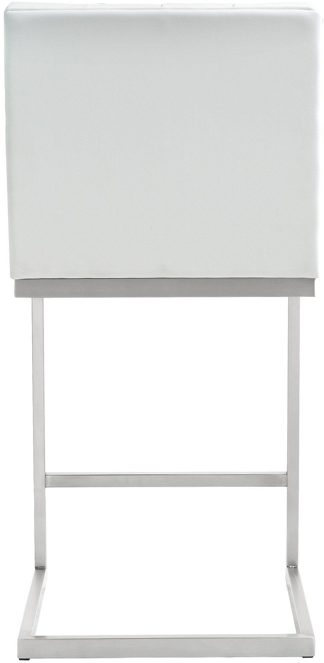 Helsinki White Leather and Stainless Steel Counter Stool - Set of 2 Bar & Counter Stools TOV Furniture , Black Friday Sale TOV Furniture Furniture Sale, Old Bones Co, Mid Century Furniture Sale, Four Hands Furniture, Black Friday Sale Helsinki White Leather and Stainless Steel Counter Stool - Set of 2,Gus Sale, Perigold Helsinki White Leather and Stainless Steel Counter Stool - Set of 2 Bar & Counter Stools Black Friday Sale , Perigold Sale Helsinki White Leather and Stainless Steel Counter Stool - Set of 2