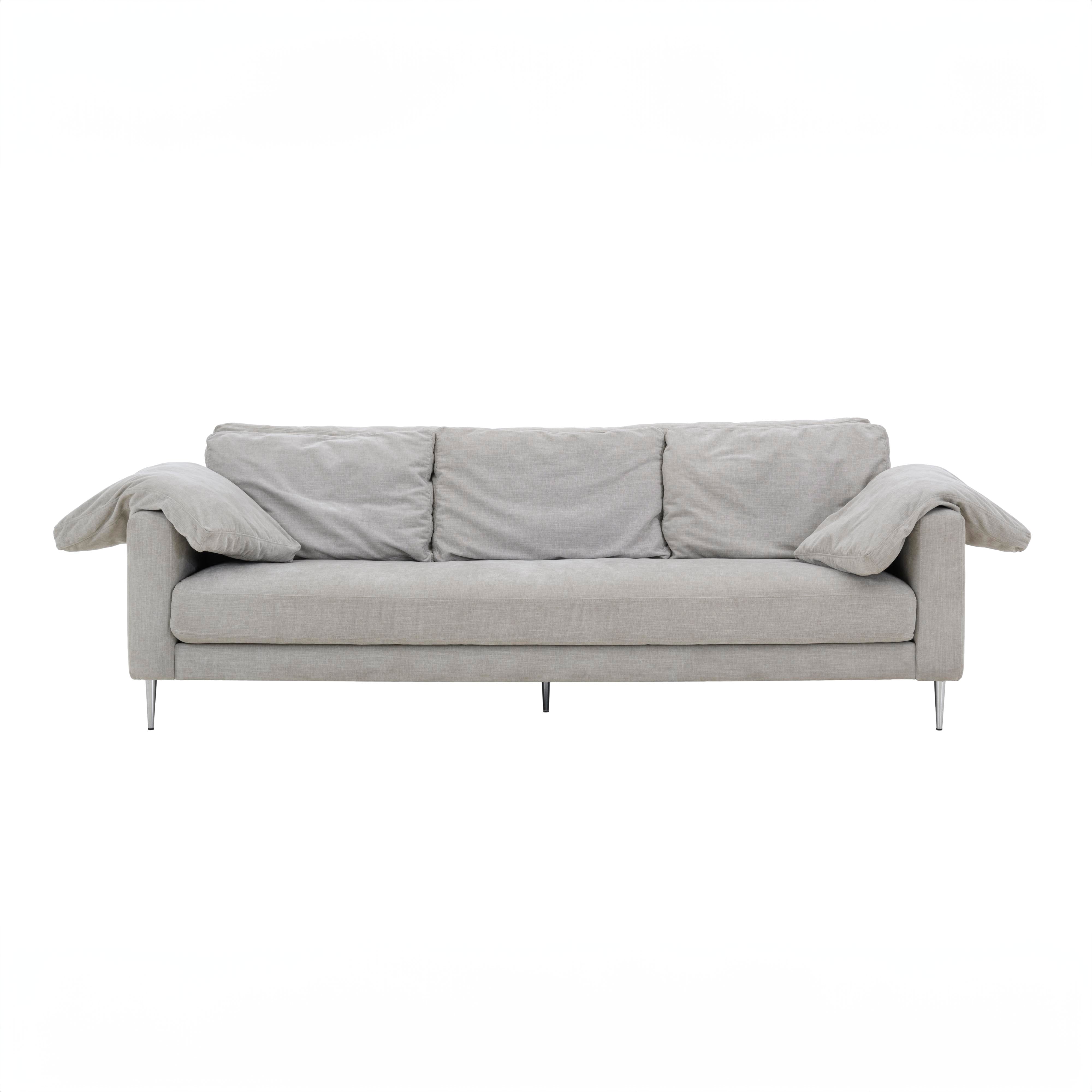 Vari 90" Textured Performance Velvet Lounge Sofa