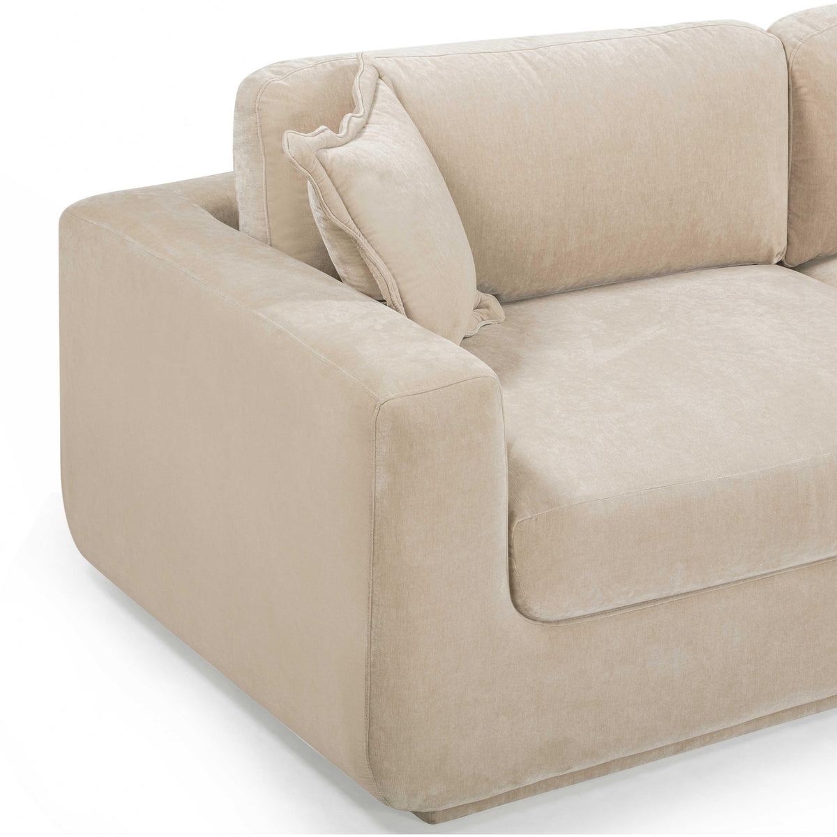 Miri Upcycled Contract-Grade Washed Velvet Sofa