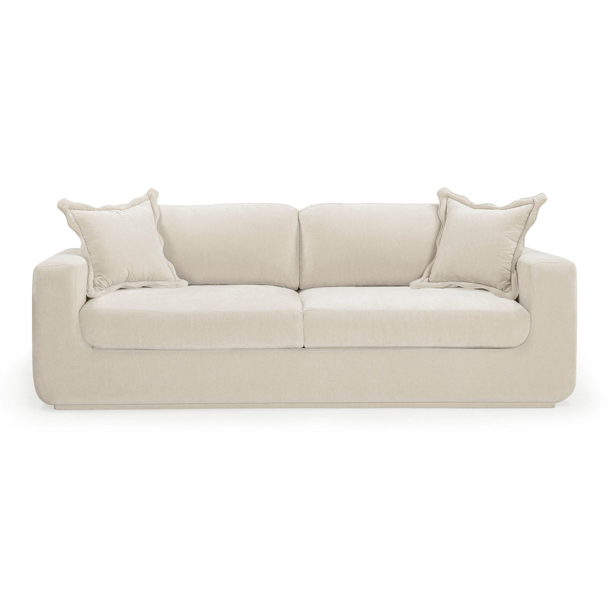 Miri Upcycled Contract-Grade Washed Velvet Sofa