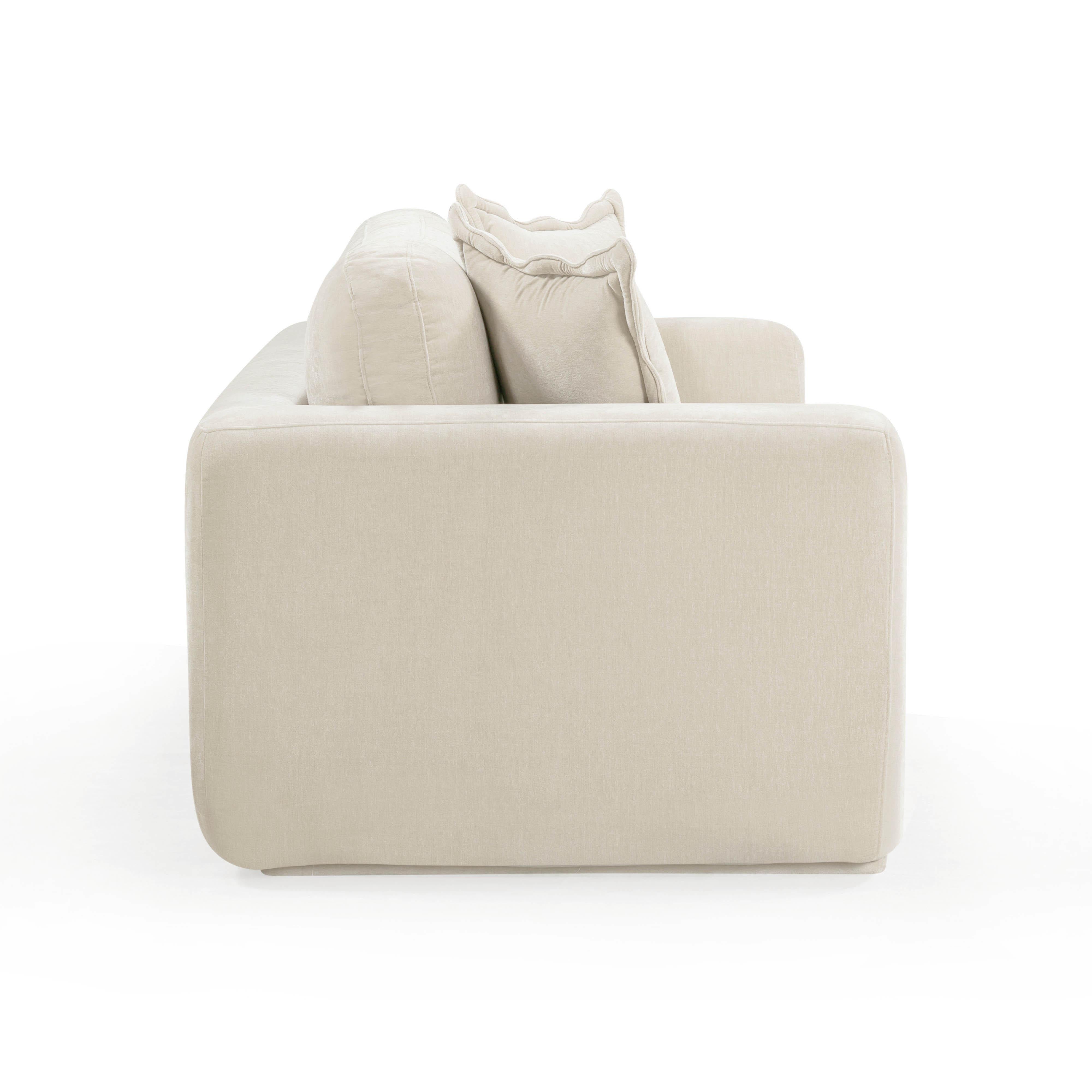 Miri Upcycled Contract-Grade Washed Velvet Sofa