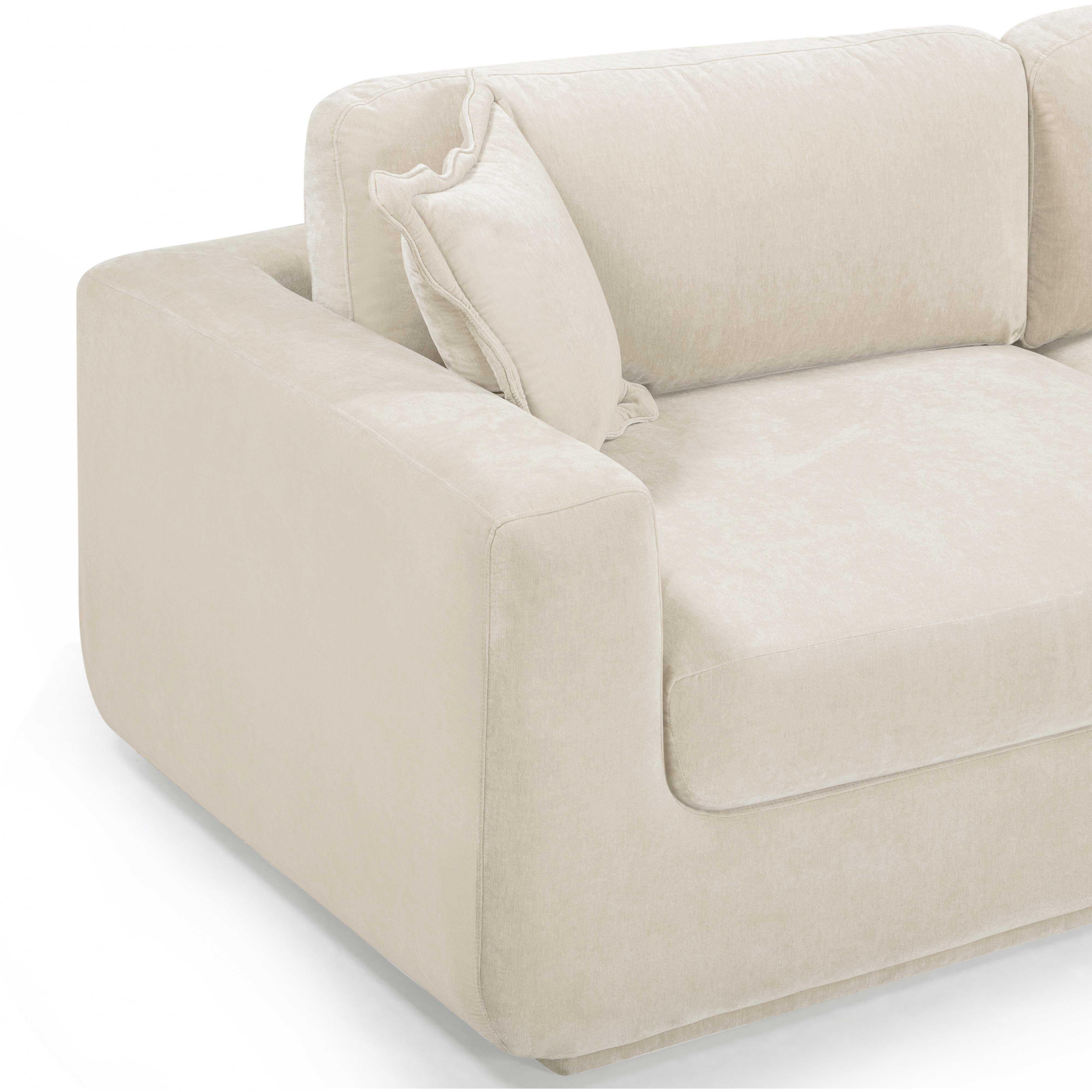 Miri Upcycled Contract-Grade Washed Velvet Sofa