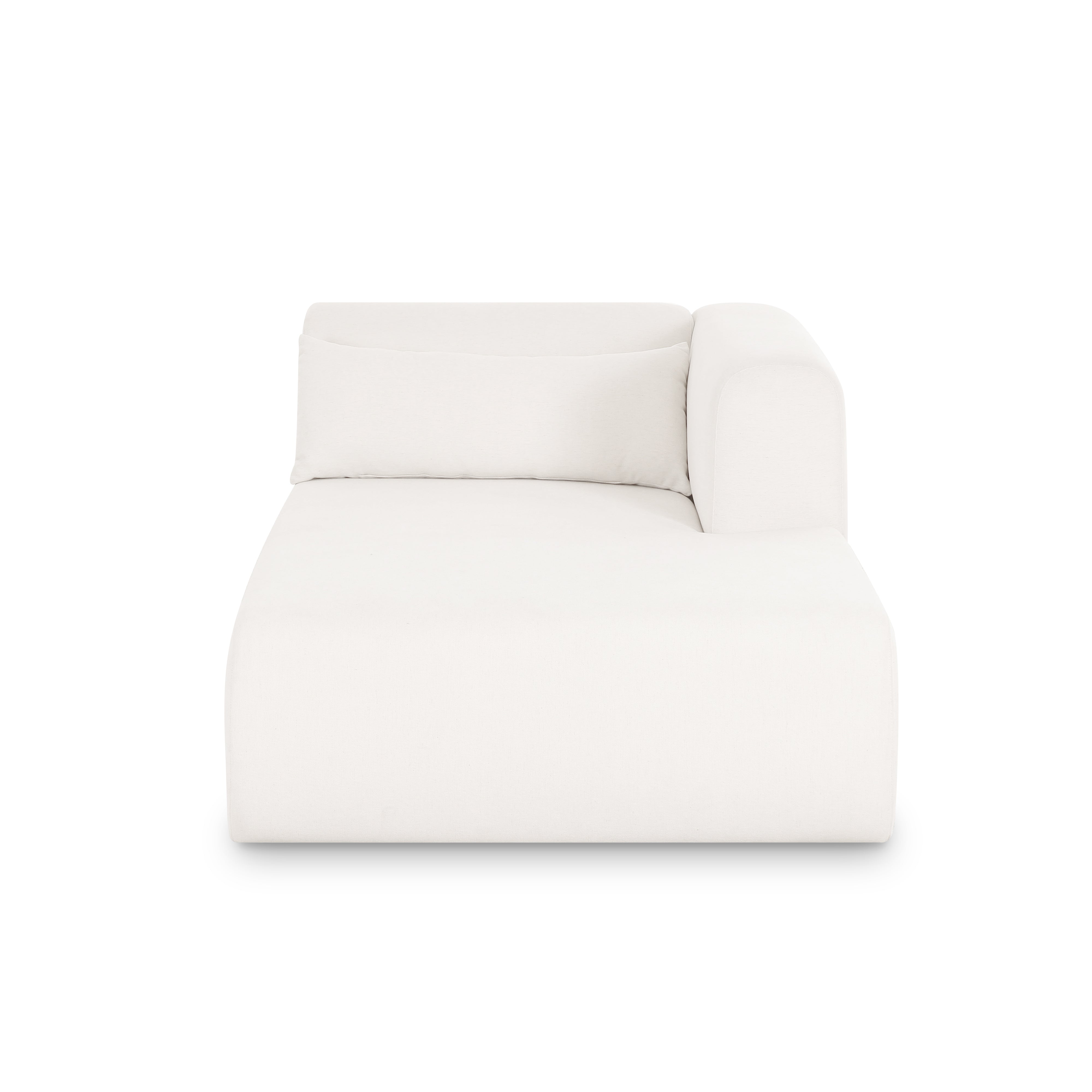 Tarra Cream Performance Chenille Modular Chaise