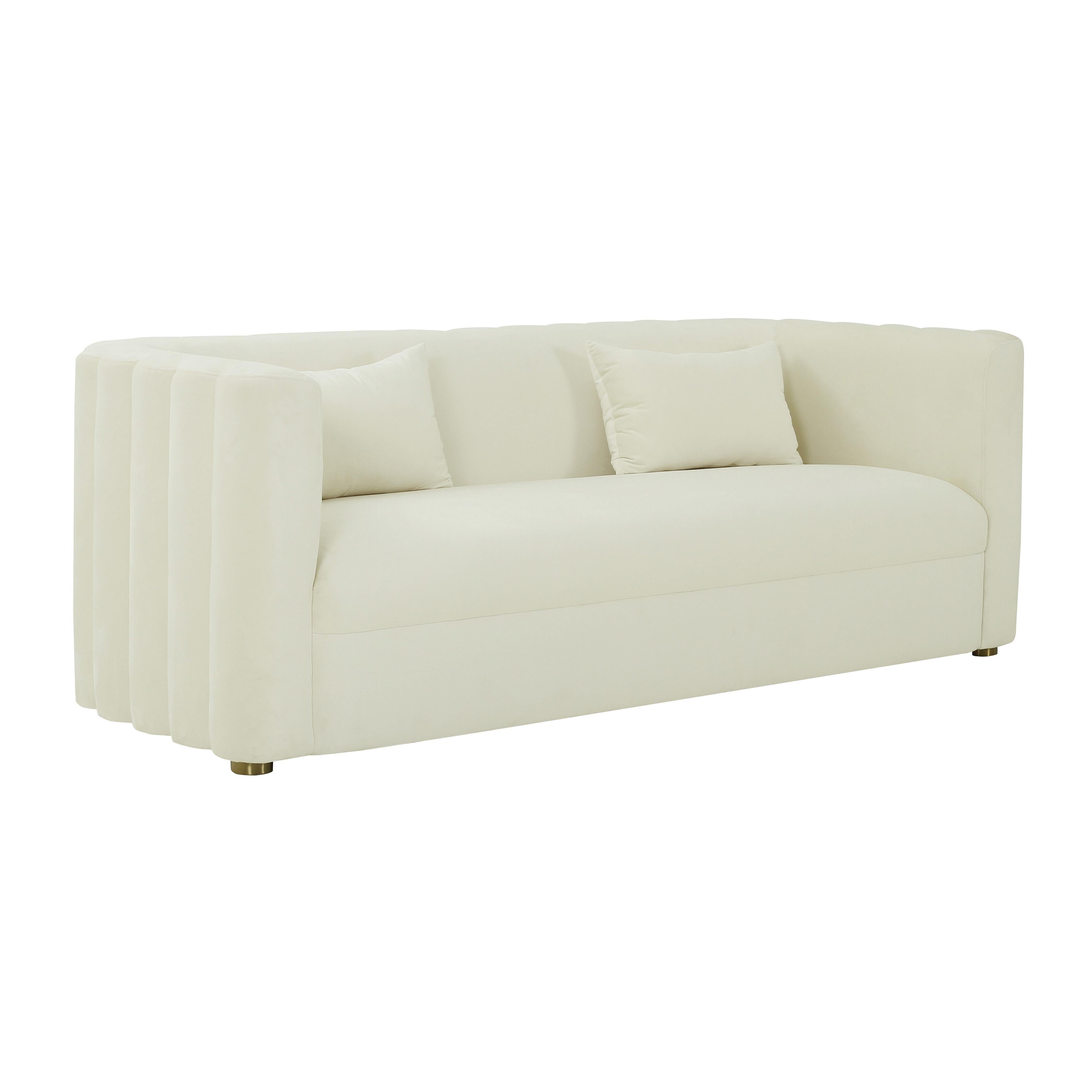 Callie Velvet Sofa Sofas TOV Furniture Cream , Black Friday Sale TOV Furniture Furniture Sale, Old Bones Co, Mid Century Furniture Sale, Four Hands Furniture, Black Friday Sale Callie Velvet Sofa,Gus Sale, Perigold Callie Velvet Sofa Sofas Black Friday Sale , Perigold Sale Callie Velvet Sofa,Callie Velvet Sofa Lulu and Georgia, Burke Decor Sale Callie Velvet Sofa, www.oldbonesco.com