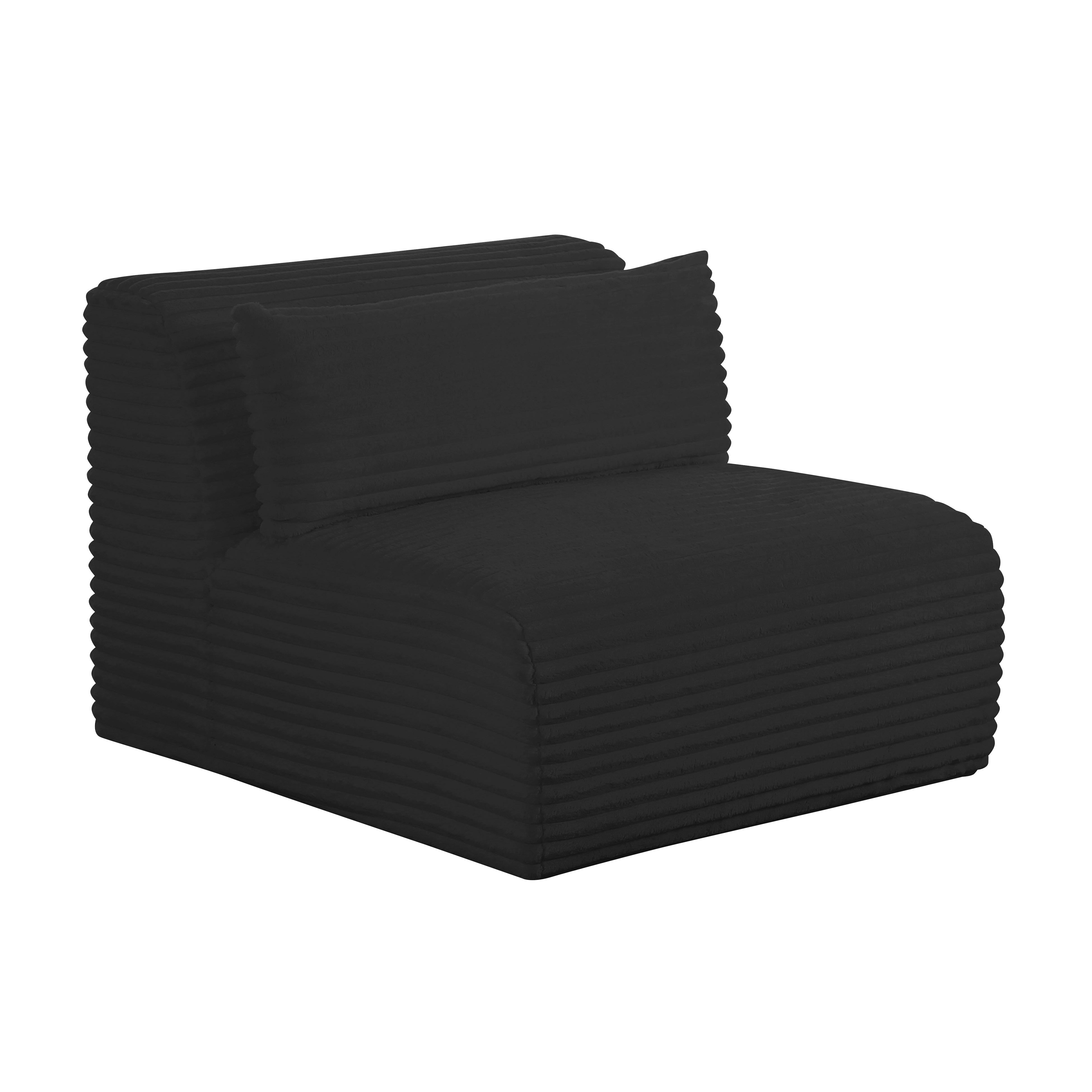 Tarra Fluffy Oversized Corduroy Modular Armless Chair Sectionals TOV Furniture Black , Black Friday Sale TOV Furniture Furniture Sale, Old Bones Co, Mid Century Furniture Sale, Four Hands Furniture, Black Friday Sale Tarra Fluffy Oversized Corduroy Modular Armless Chair,Gus Sale, Perigold Tarra Fluffy Oversized Corduroy Modular Armless Chair Sectionals Black Friday Sale , Perigold Sale Tarra Fluffy Oversized Corduroy Modular Armless Chair,Tarra Fluffy Oversized Corduroy Modular Armless Chair Lulu and Georgi
