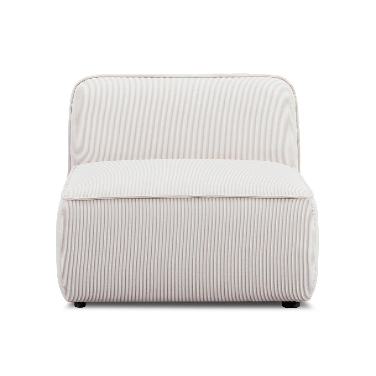 Travie Performance Corduroy Velvet Armless Chair