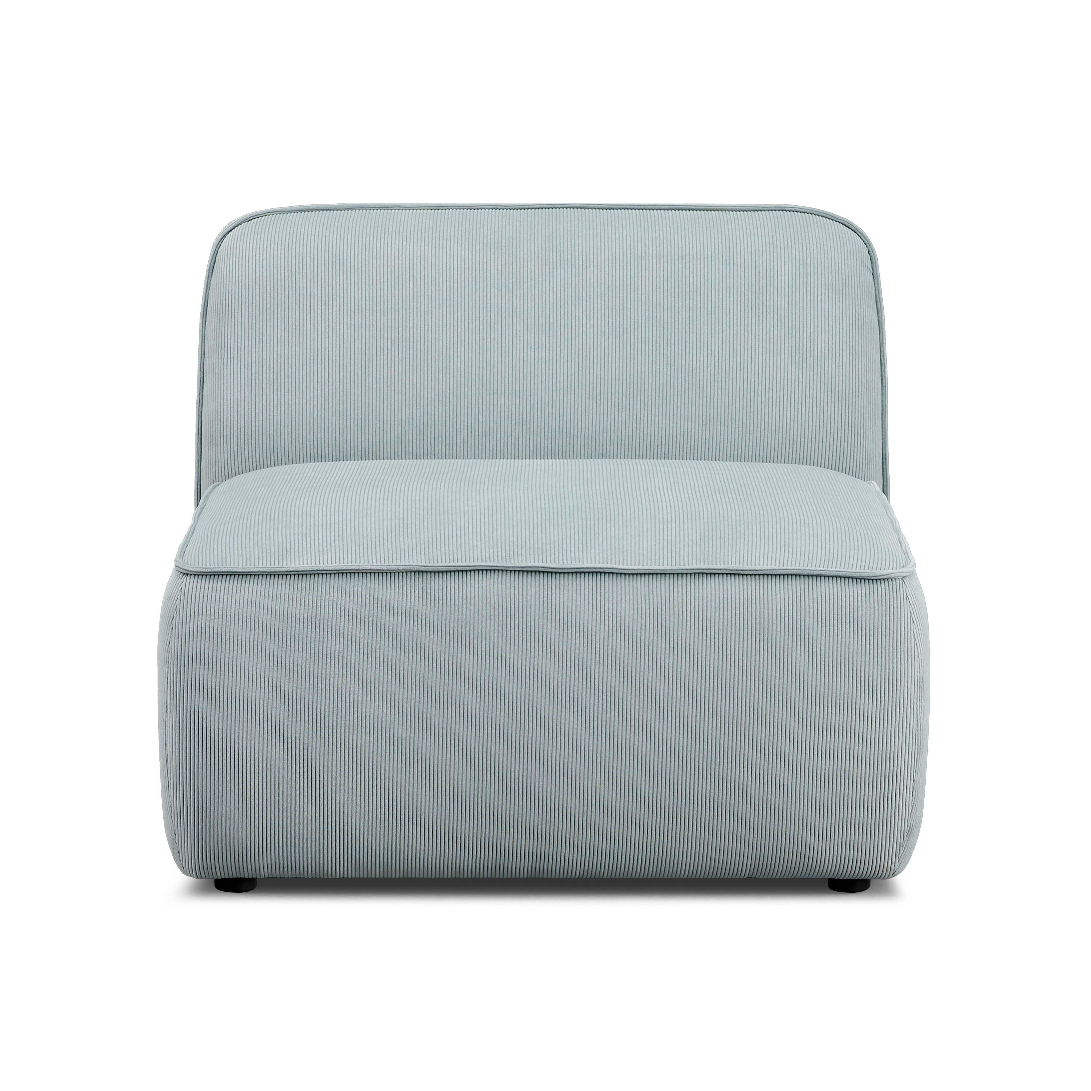 Travie Performance Corduroy Velvet Armless Chair