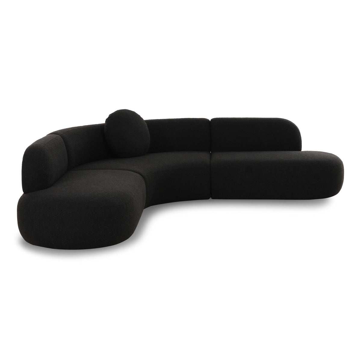 Broohah 3-Piece Performance Fabric L-Shaped Sectional