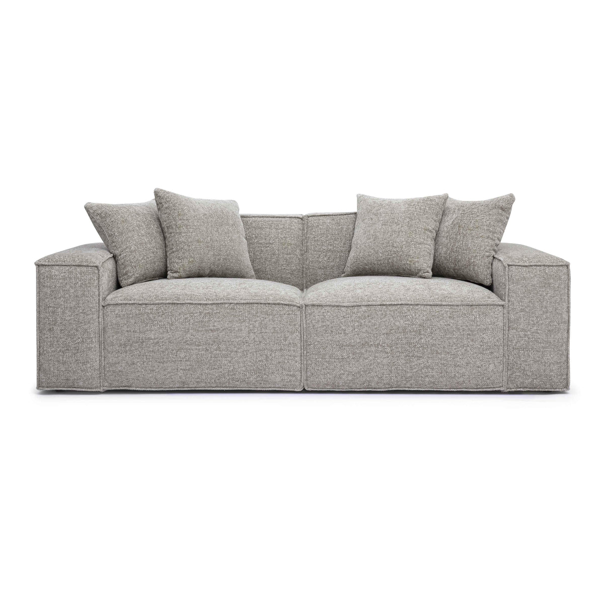 Mindy Performance Chenille Basketweave Modular Loveseat