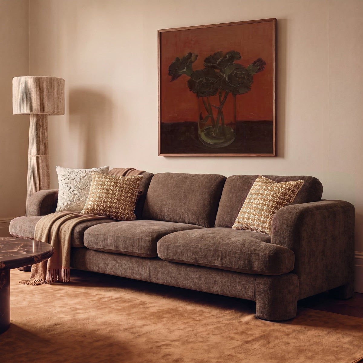 Halsey 102" Textured Fabric Sofa