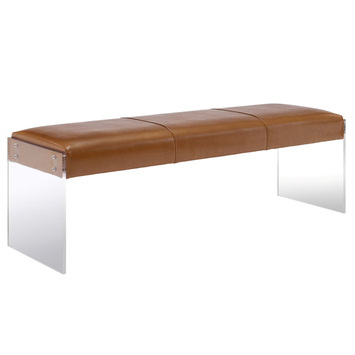 Envy Vegan Leather and Acrylic Bench Benches TOV Furniture Brown , Black Friday Sale TOV Furniture Furniture Sale, Old Bones Co, Mid Century Furniture Sale, Four Hands Furniture, Black Friday Sale Envy Vegan Leather and Acrylic Bench,Gus Sale, Perigold Envy Vegan Leather and Acrylic Bench Benches Black Friday Sale , Perigold Sale Envy Vegan Leather and Acrylic Bench,Envy Vegan Leather and Acrylic Bench Lulu and Georgia, Burke Decor Sale Envy Vegan Leather and Acrylic Bench, www.oldbonesco.com
