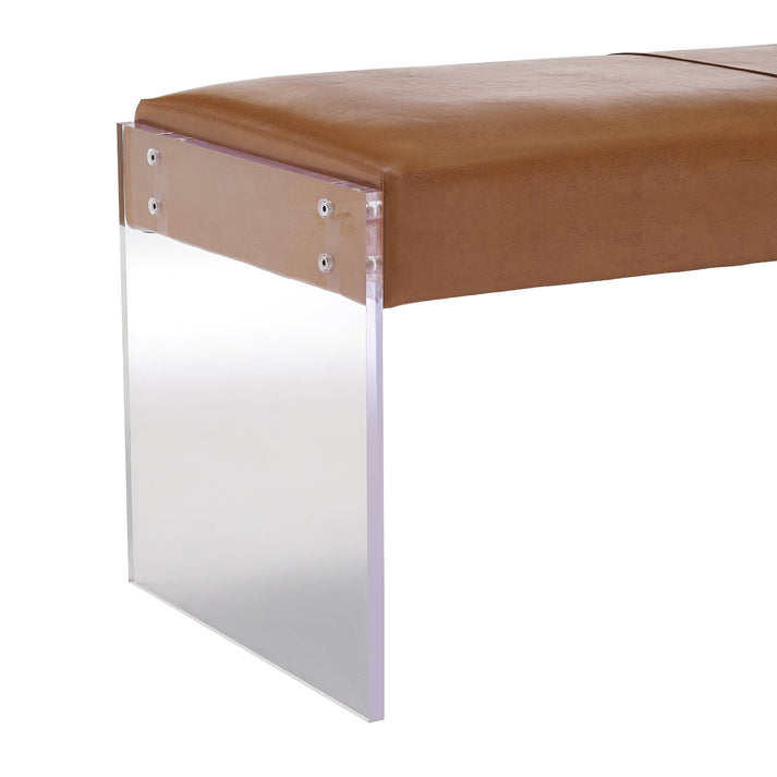 Envy Vegan Leather and Acrylic Bench Benches TOV Furniture , Black Friday Sale TOV Furniture Furniture Sale, Old Bones Co, Mid Century Furniture Sale, Four Hands Furniture, Black Friday Sale Envy Vegan Leather and Acrylic Bench,Gus Sale, Perigold Envy Vegan Leather and Acrylic Bench Benches Black Friday Sale , Perigold Sale Envy Vegan Leather and Acrylic Bench,Envy Vegan Leather and Acrylic Bench Lulu and Georgia, Burke Decor Sale Envy Vegan Leather and Acrylic Bench, www.oldbonesco.com