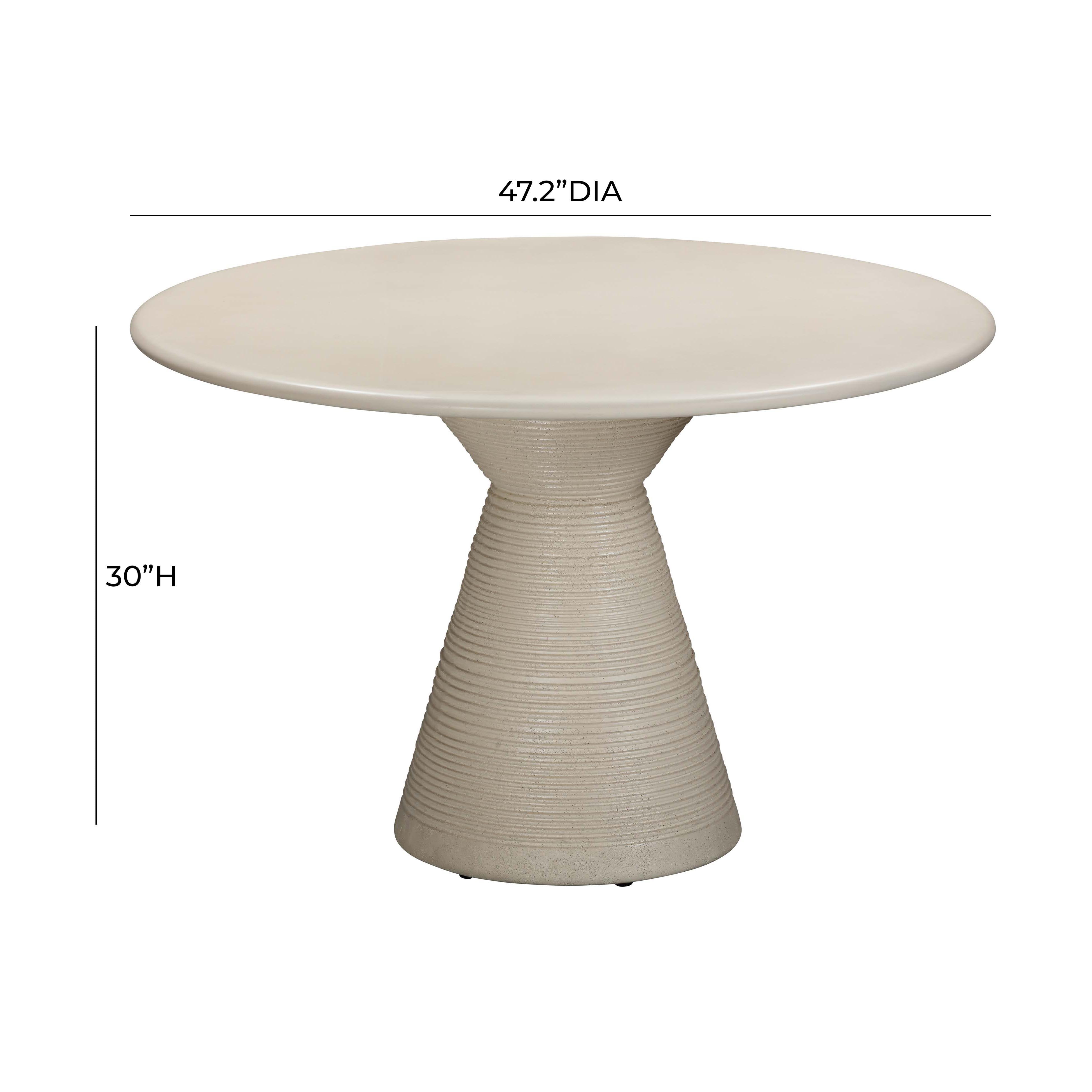 Fern Beige Textured Faux Plaster Concrete Indoor / Outdoor Round Dining Table Dining Tables TOV Furniture , Black Friday Sale TOV Furniture Furniture Sale, Old Bones Co, Mid Century Furniture Sale, Four Hands Furniture, Black Friday Sale Fern Beige Textured Faux Plaster Concrete Indoor / Outdoor Round Dining Table,Gus Sale, Perigold Fern Beige Textured Faux Plaster Concrete Indoor / Outdoor Round Dining Table Dining Tables Black Friday Sale , Perigold Sale Fern Beige Textured Faux Plaster Concrete Indoor / 