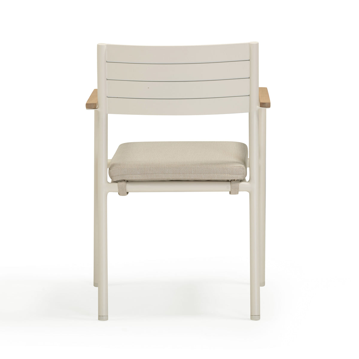 Sardinia Cream Performance Fabric Outdoor Dining Chair - Set of 2