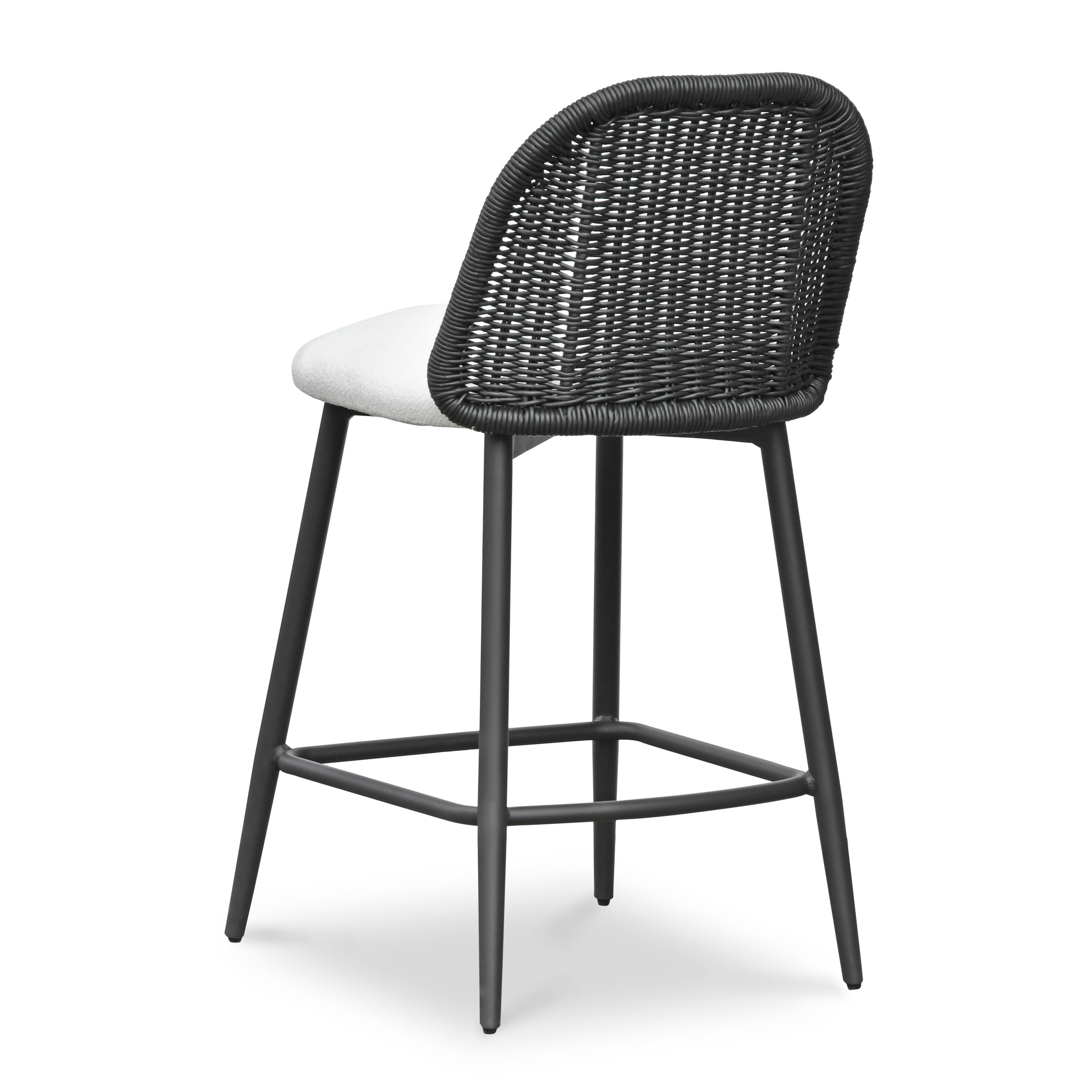 Alexa Performance Fabric Outdoor Counter Stool
