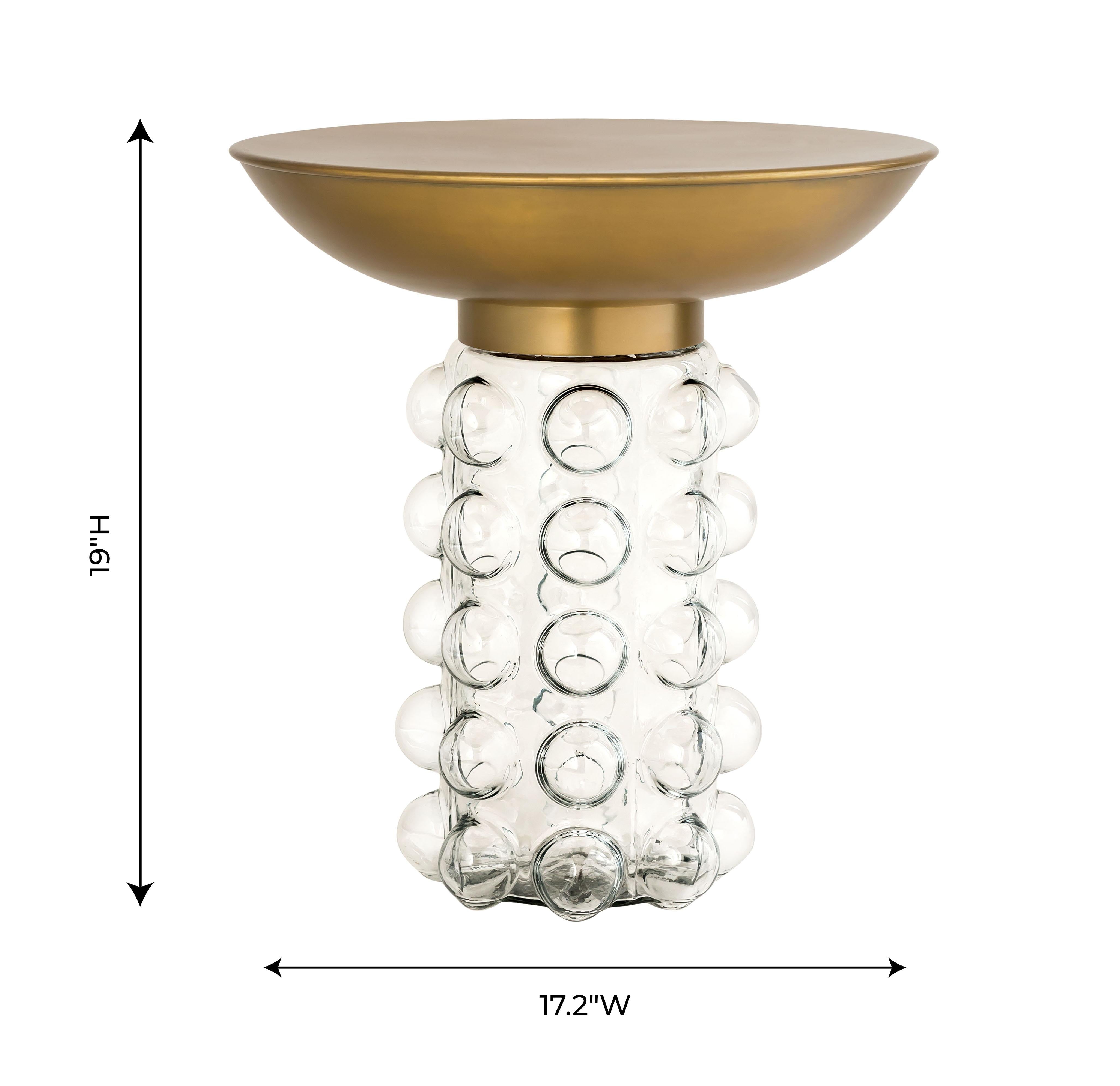 Bubble Glass/Brass Side Table Side & End Tables TOV Furniture , Black Friday Sale TOV Furniture Furniture Sale, Old Bones Co, Mid Century Furniture Sale, Four Hands Furniture, Black Friday Sale Bubble Glass/Brass Side Table,Gus Sale, Perigold Bubble Glass/Brass Side Table Side & End Tables Black Friday Sale , Perigold Sale Bubble Glass/Brass Side Table,Bubble Glass/Brass Side Table Lulu and Georgia, Burke Decor Sale Bubble Glass/Brass Side Table, www.oldbonesco.com