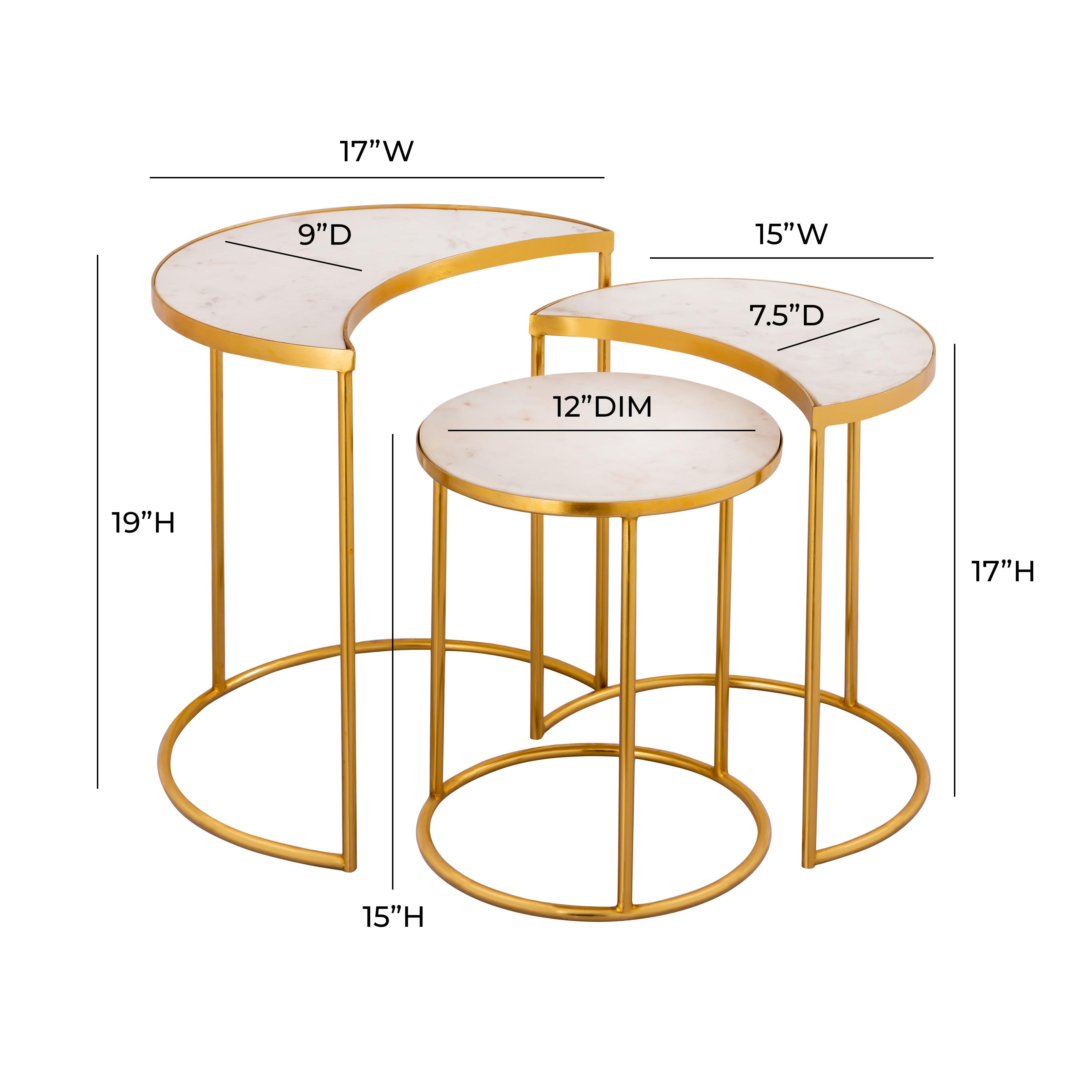 Crescent Nesting Tables Side & End Tables TOV Furniture , Black Friday Sale TOV Furniture Furniture Sale, Old Bones Co, Mid Century Furniture Sale, Four Hands Furniture, Black Friday Sale Crescent Nesting Tables,Gus Sale, Perigold Crescent Nesting Tables Side & End Tables Black Friday Sale , Perigold Sale Crescent Nesting Tables,Crescent Nesting Tables Lulu and Georgia, Burke Decor Sale Crescent Nesting Tables, www.oldbonesco.com