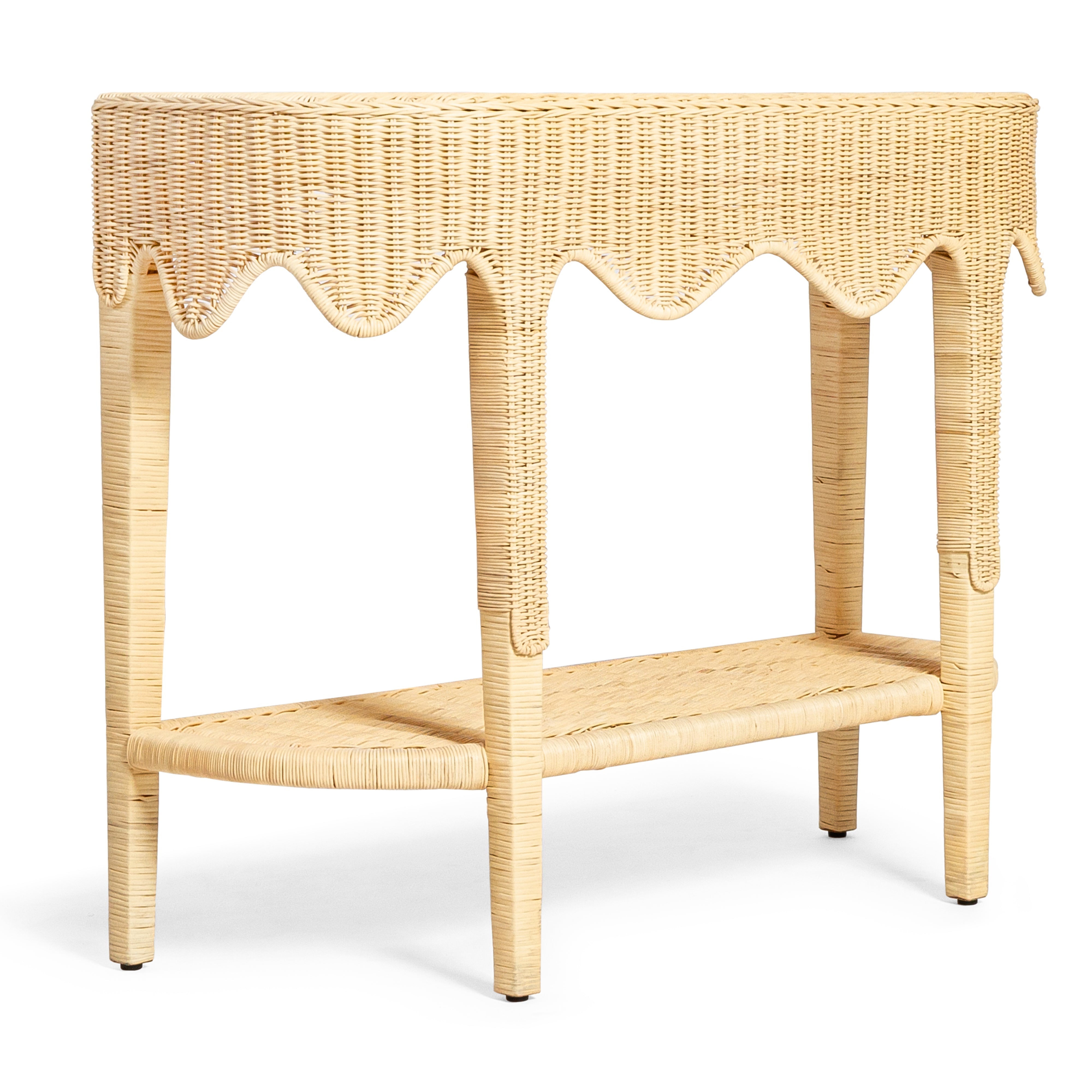 Sally 41" Natural Rattan Console Table