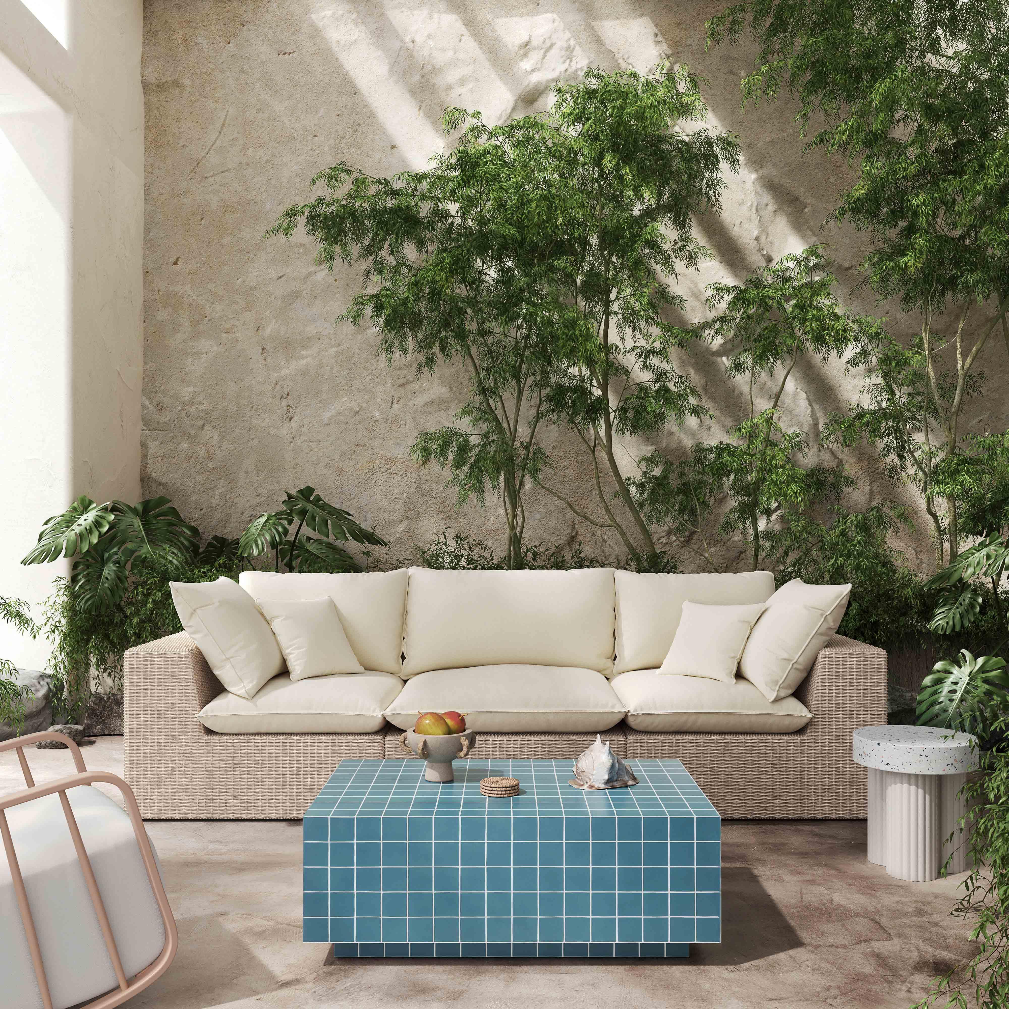 【sol出品】 【SWITCH】 TILE CAFE TABLE Mixie Tile Indoor / Outdoor Coffee Table