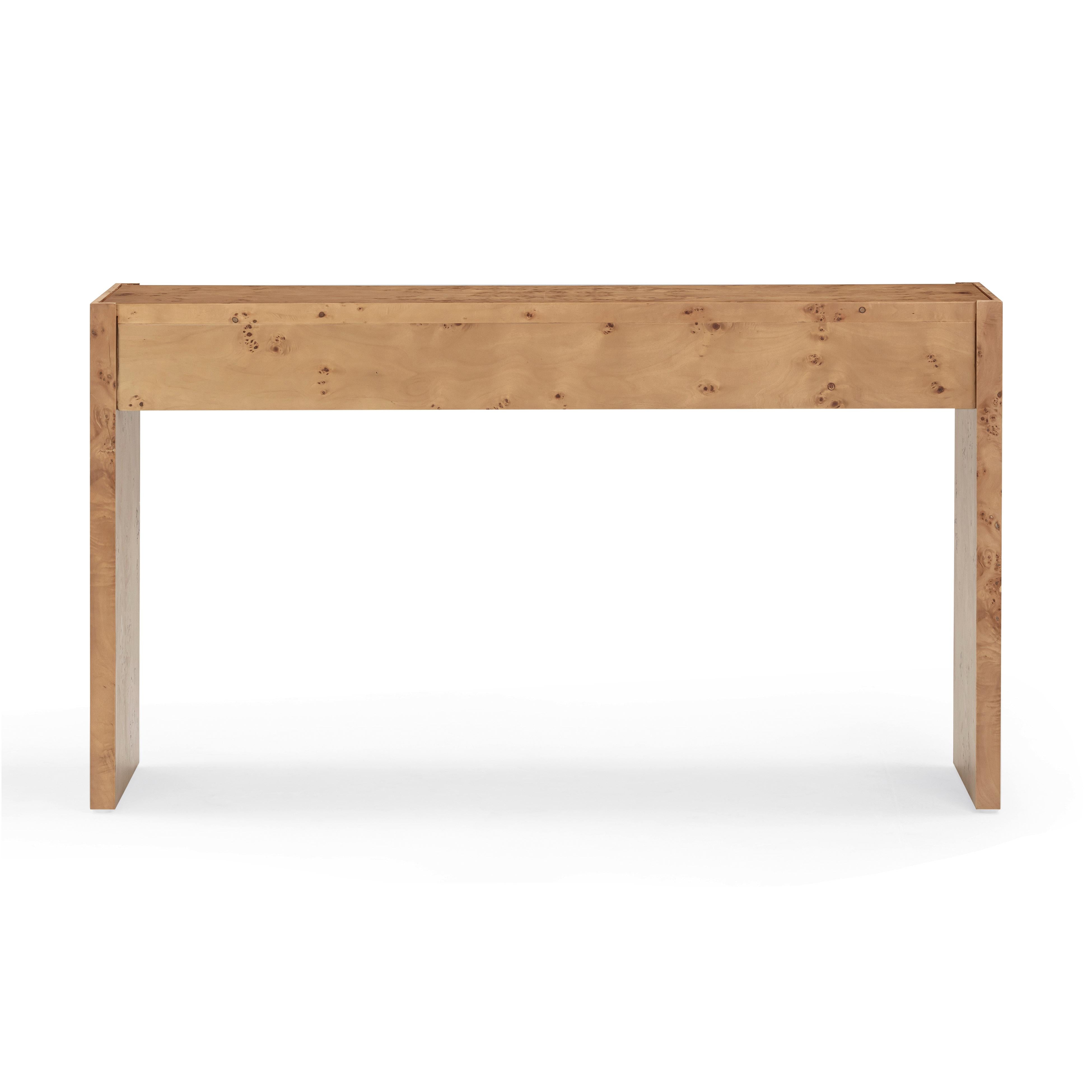Brandyss 54" Burl Console Table