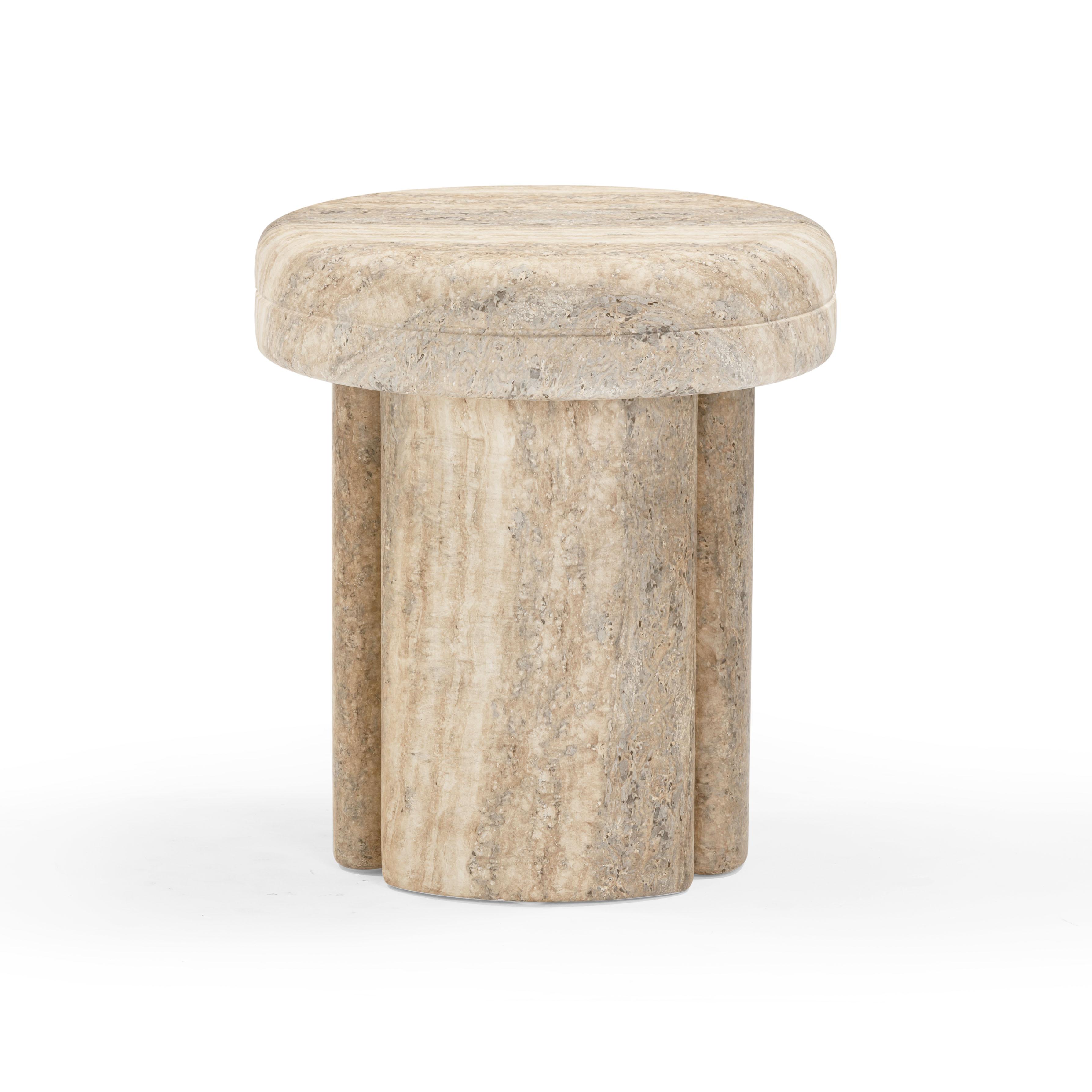 Sheila Textured Concrete Indoor/Outdoor Side Table