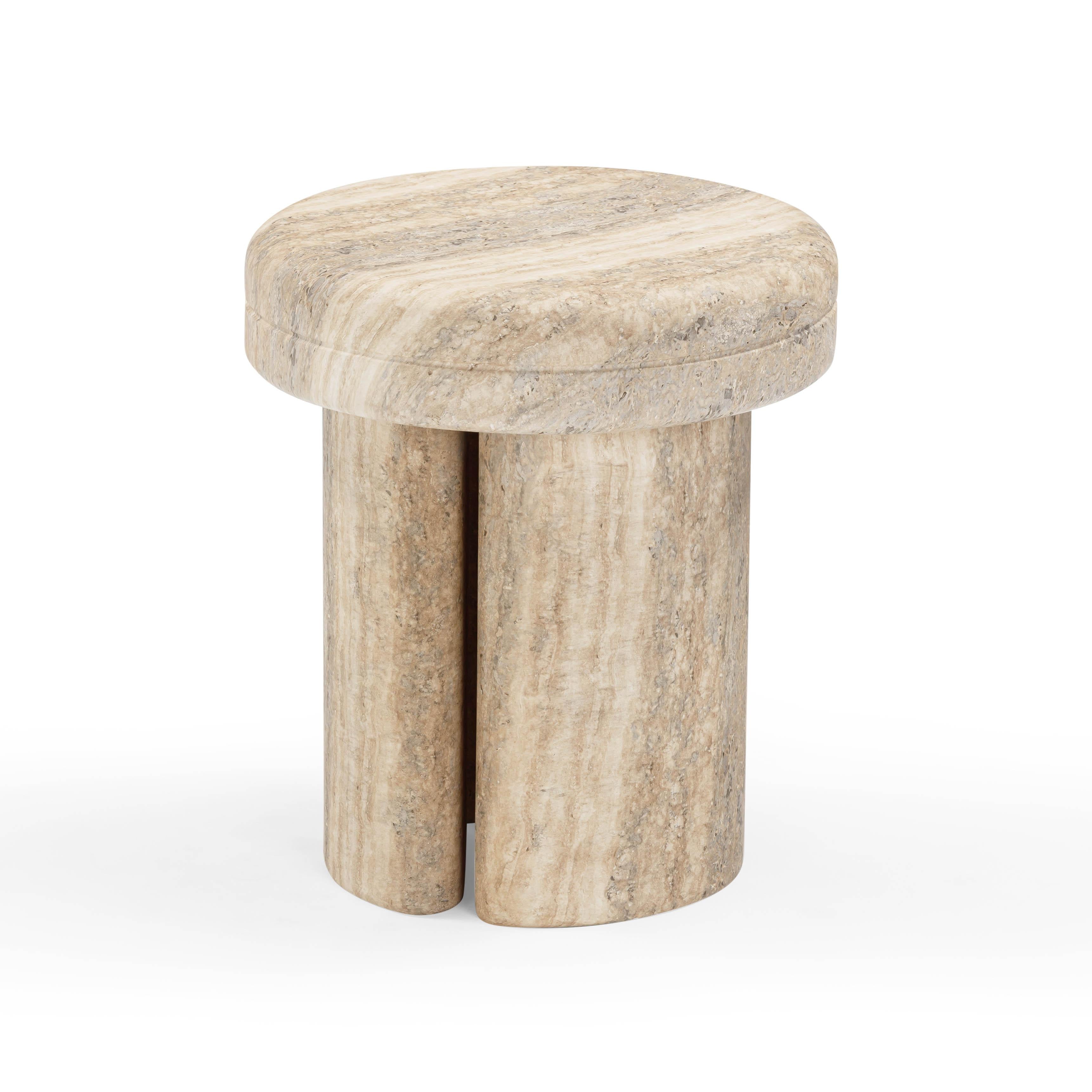 Sheila Textured Concrete Indoor/Outdoor Side Table