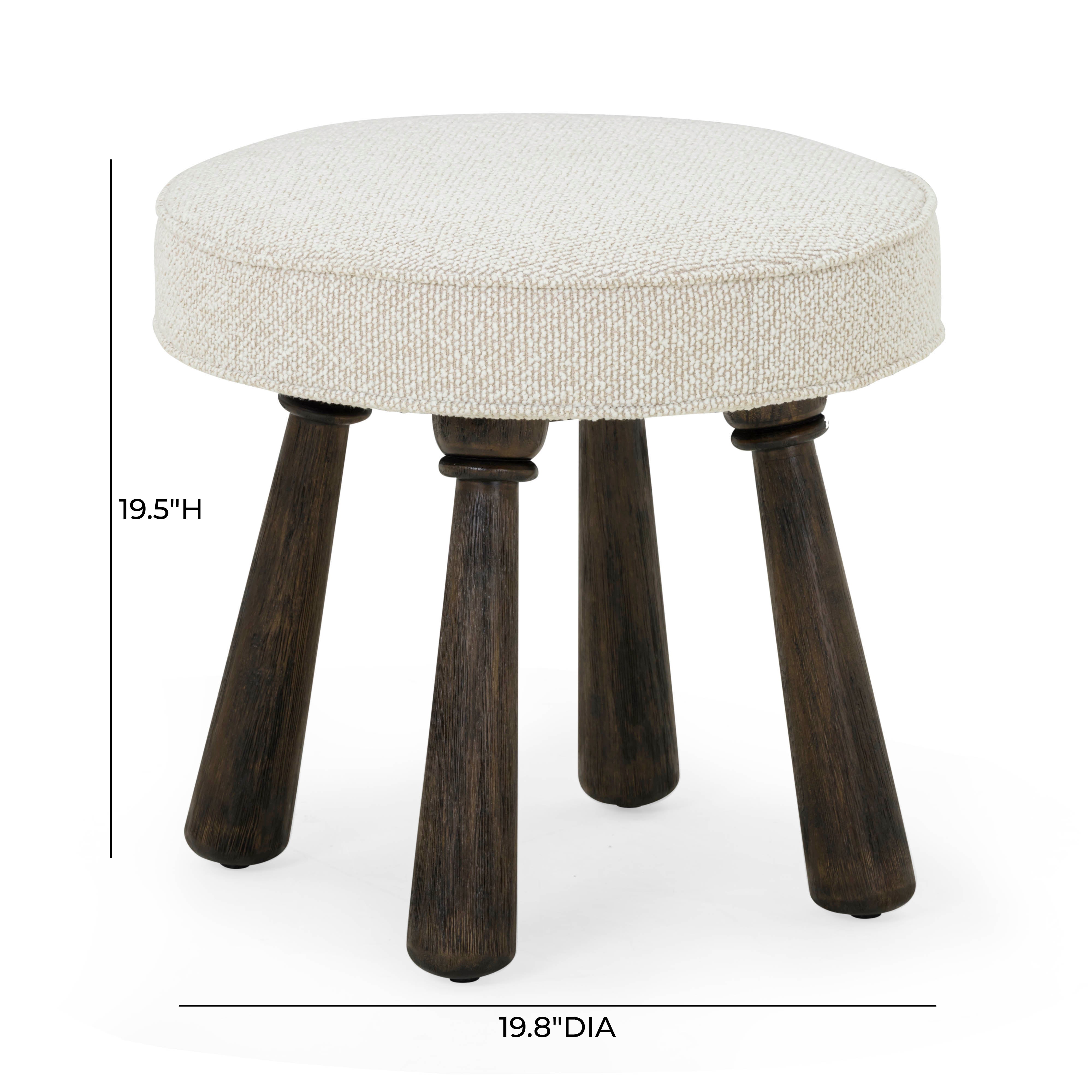 Pookie Performance Boucle Accent Stool