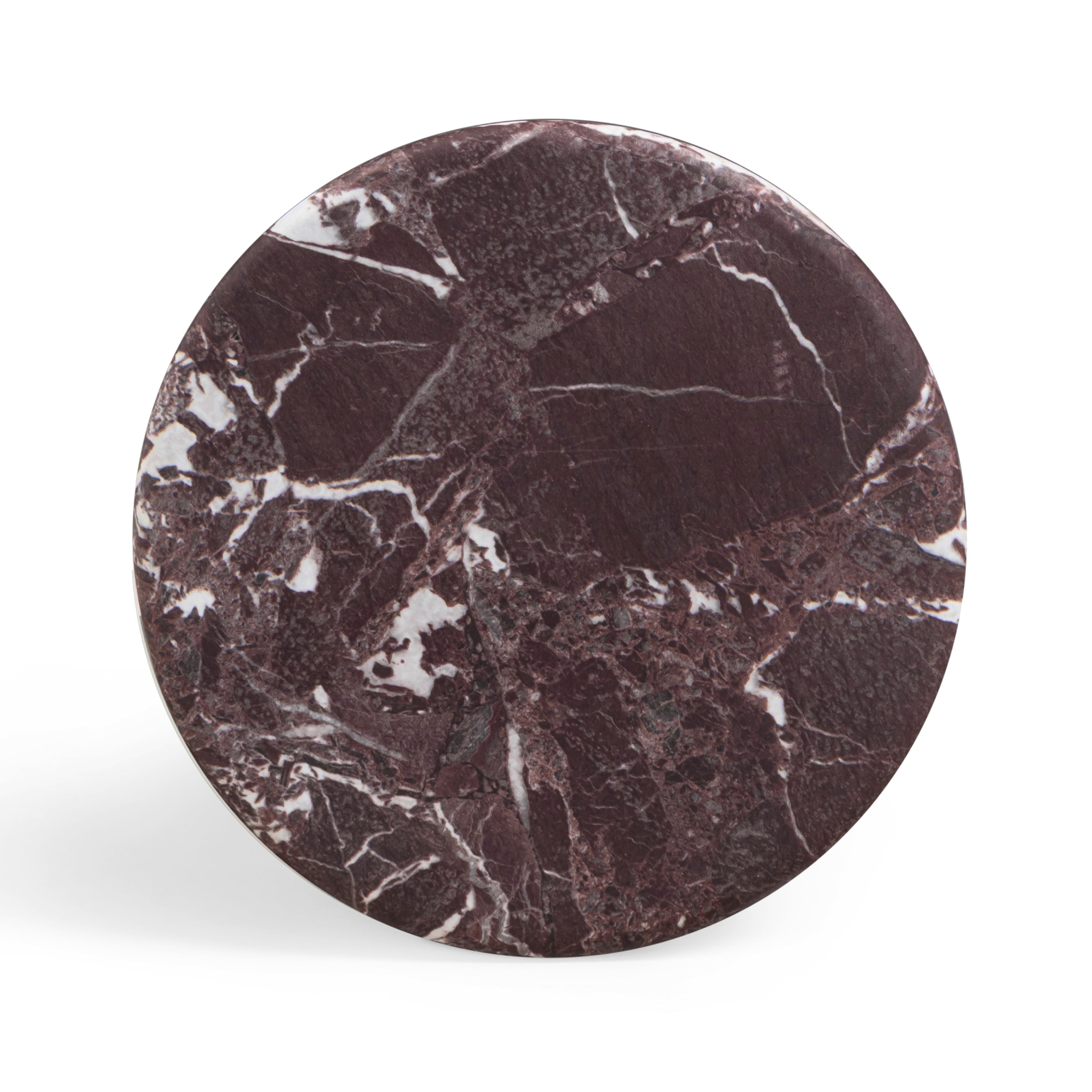 Delta Concrete Indoor/Outdoor Round Side Table