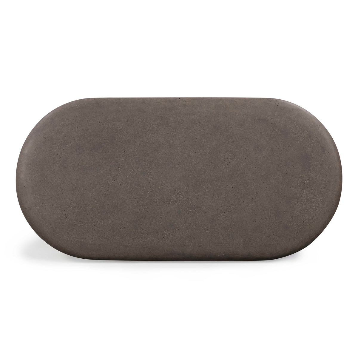 Suraya 55" Indoor/Outdoor Concrete Rounded Coffee Table