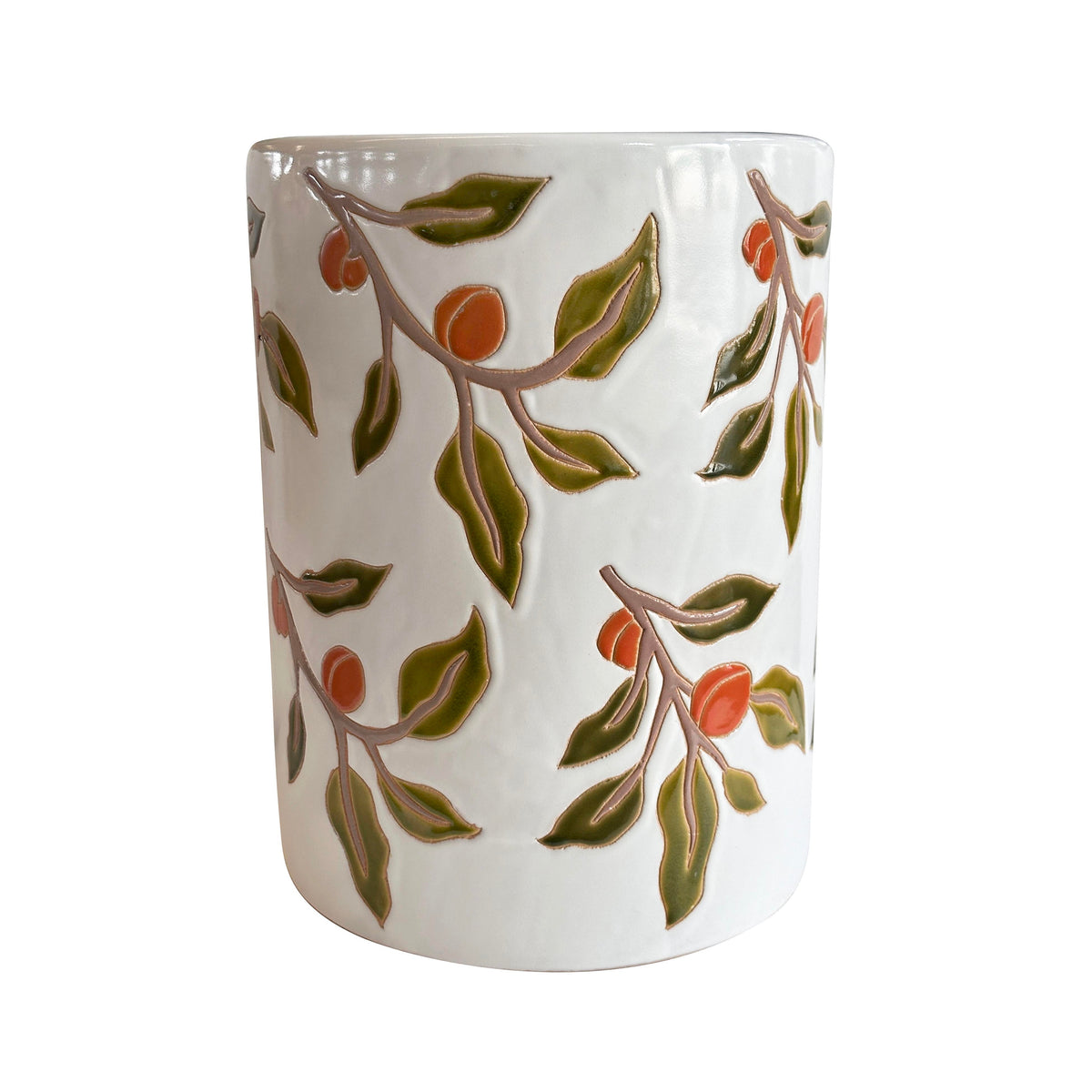 Tempest Citrus Indoor/Outdoor Ceramic Table