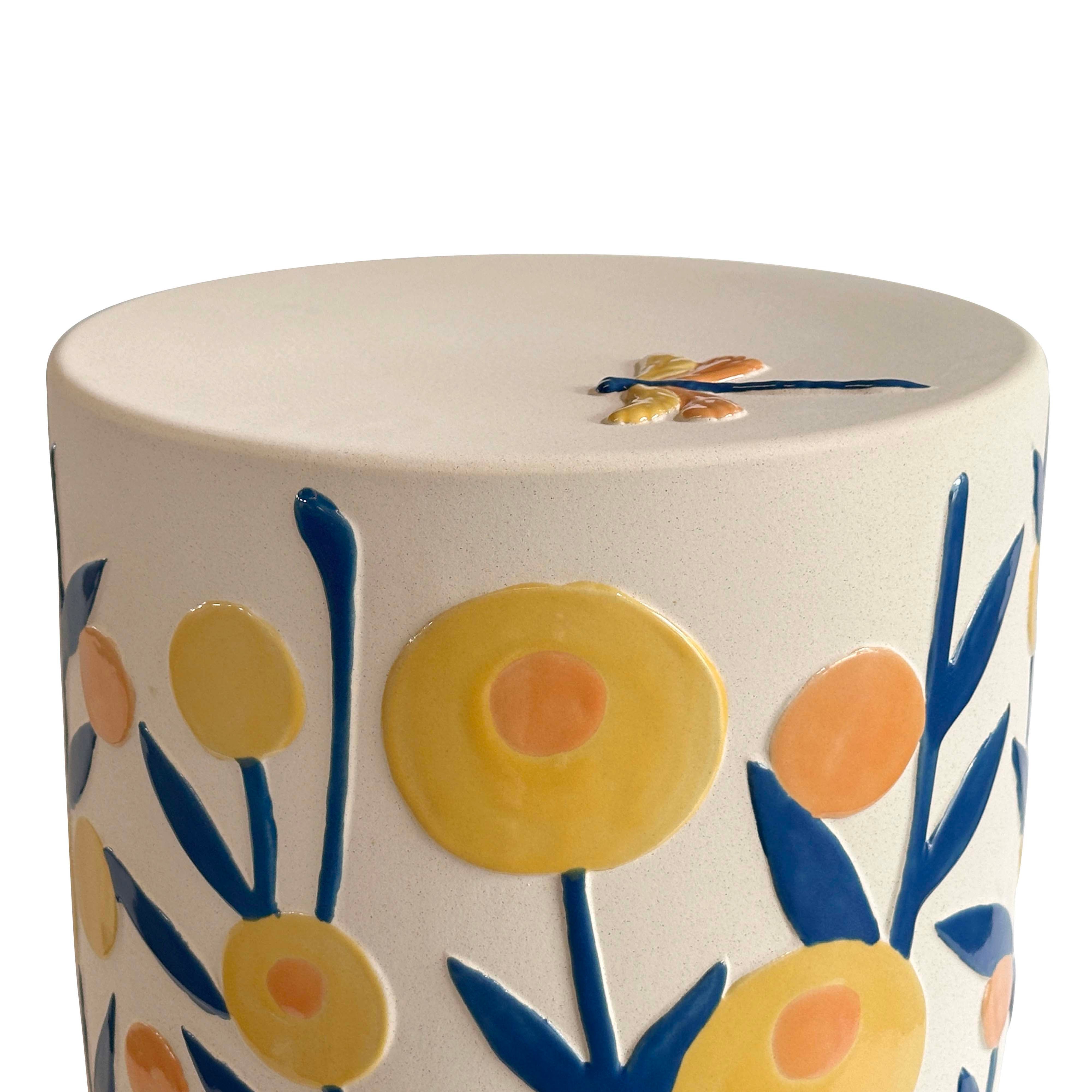 Ceramic Summer Garden Indoor/Outdoor Table