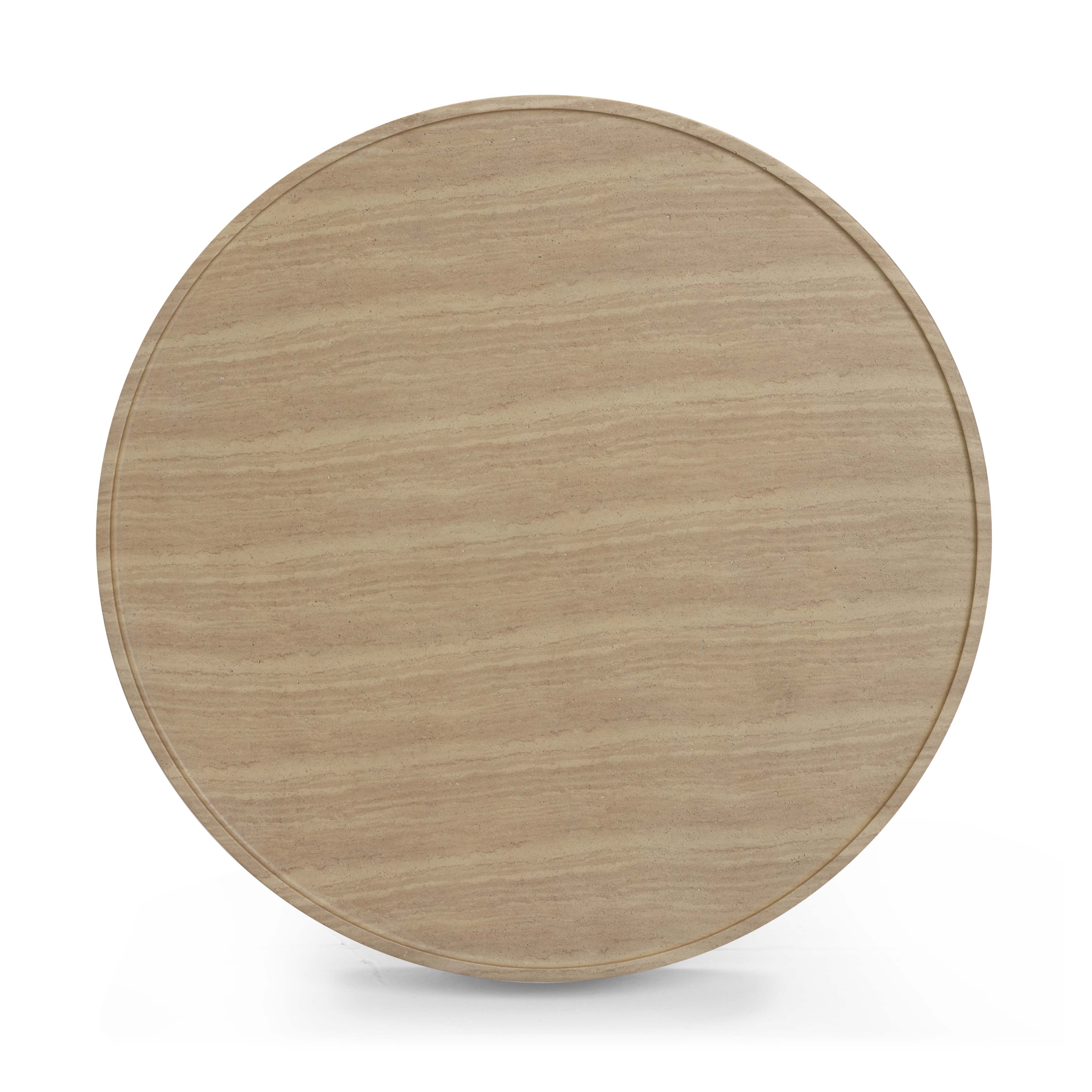 Darcy 36" Concrete Indoor/Outdoor Round Coffee Table