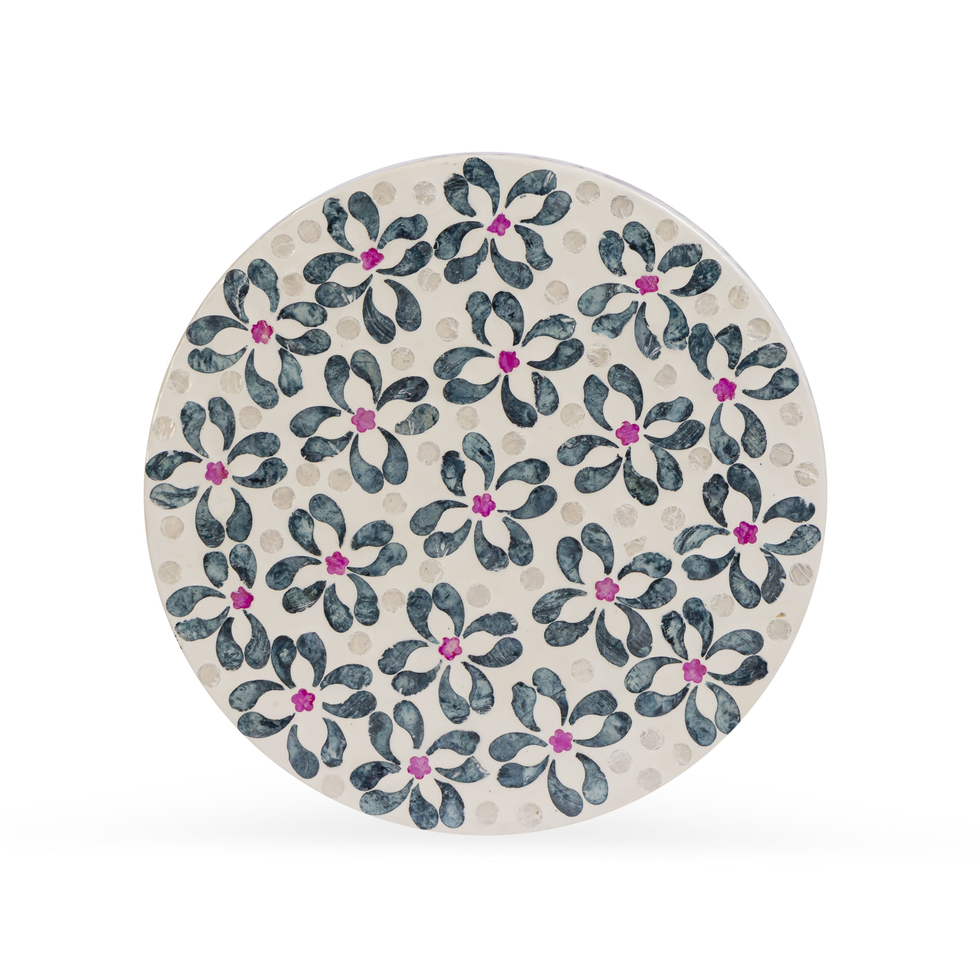 Lorna Capiz Shell Accent Stool