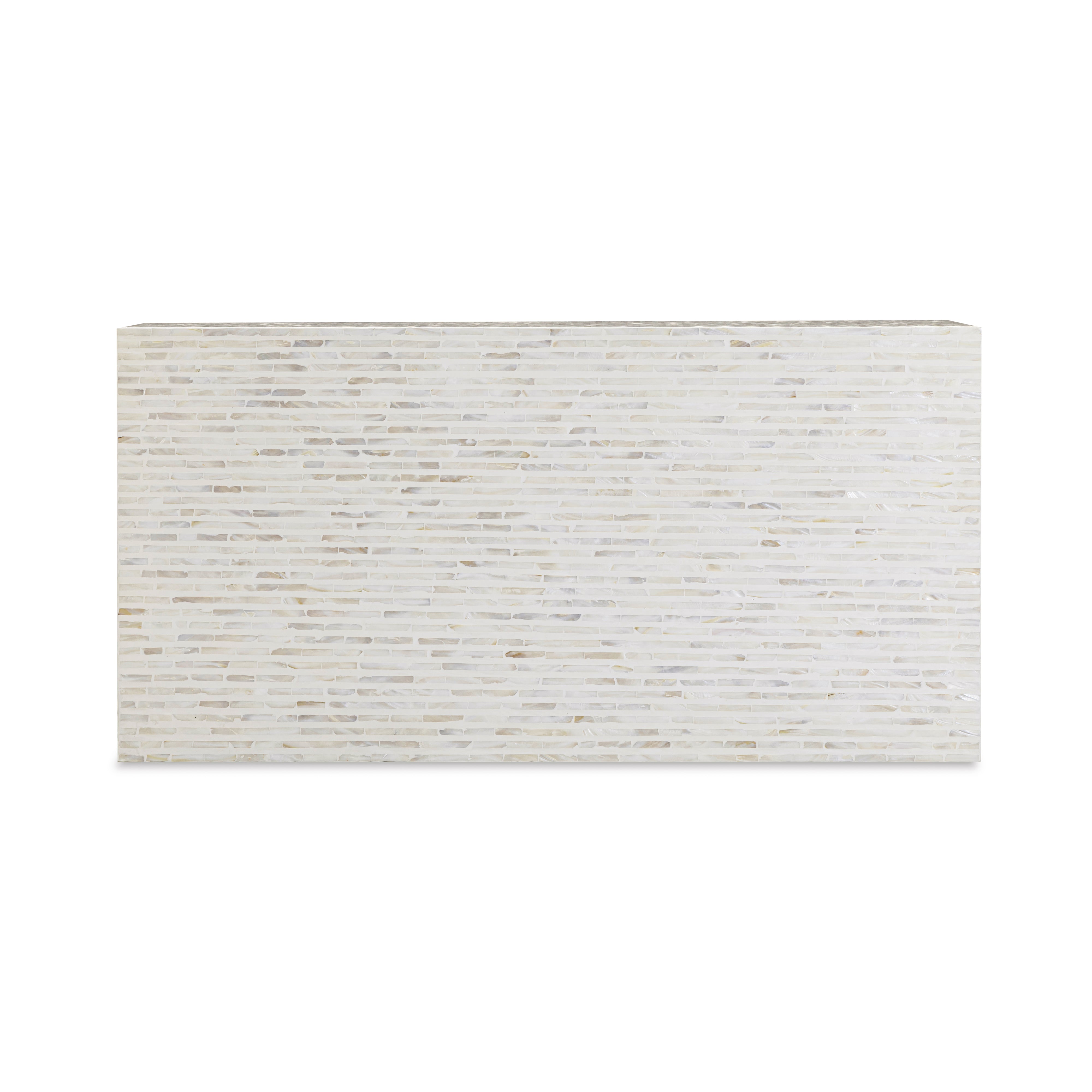Earl 48" Shell Rectangular Coffee Table