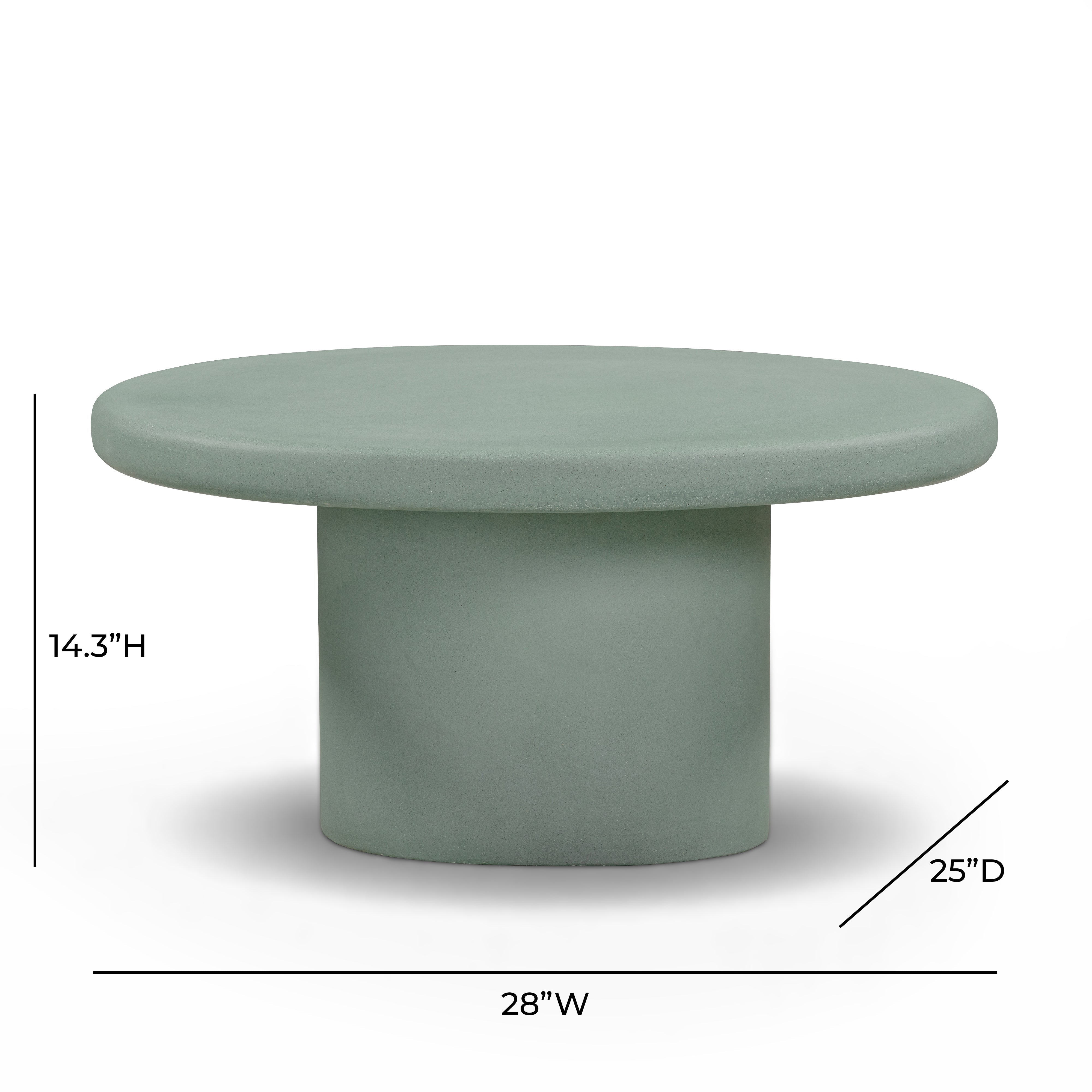 Jade Concrete Indoor/Outdoor Coffee Table