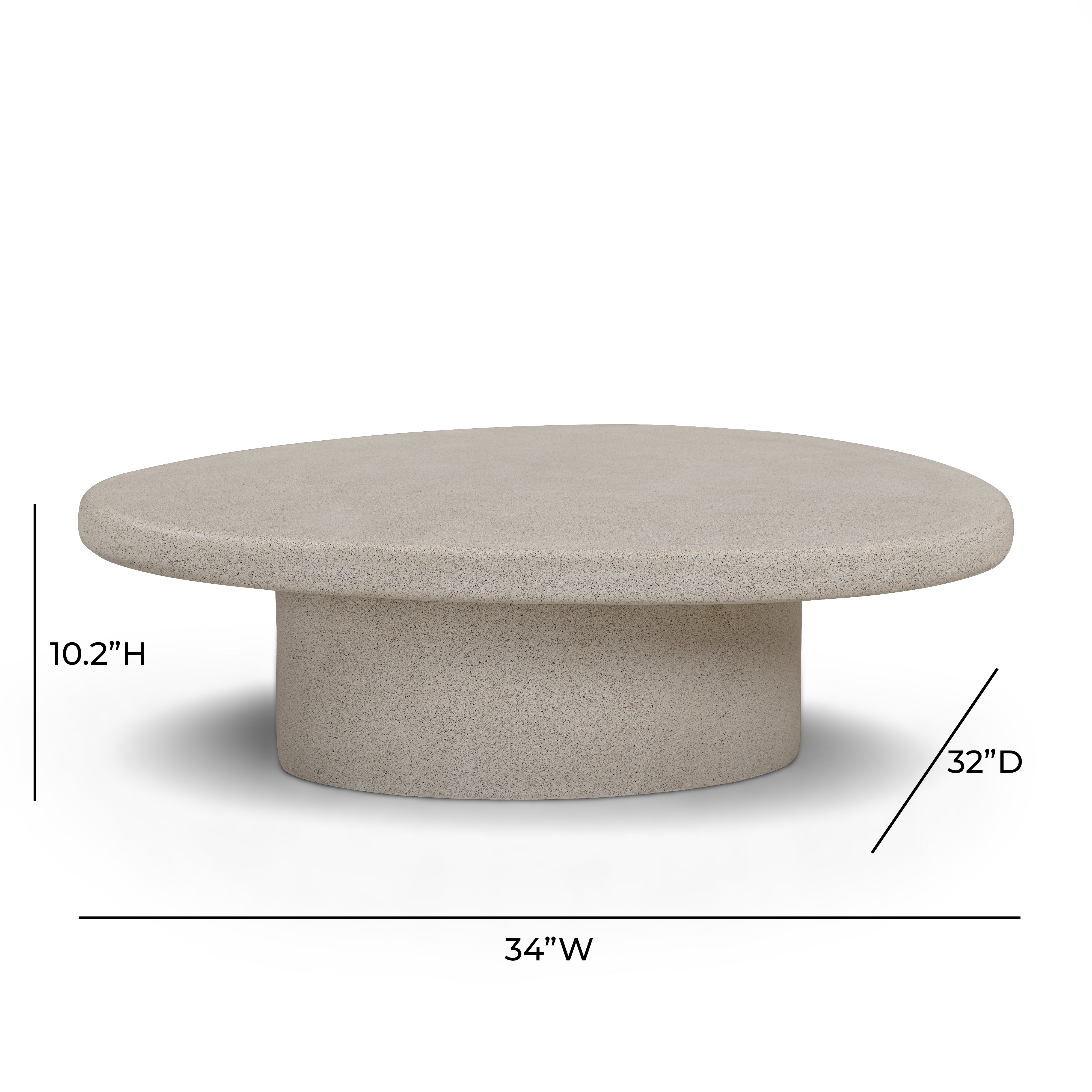 Jade Concrete Indoor/Outdoor Coffee Table