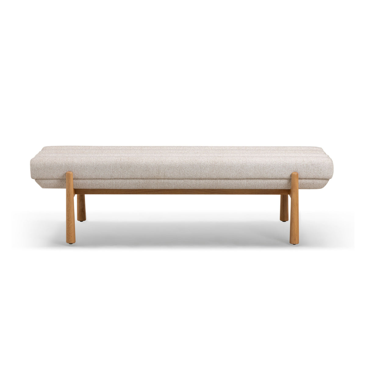 Julianna 56" Textured Performance Fabric Bench