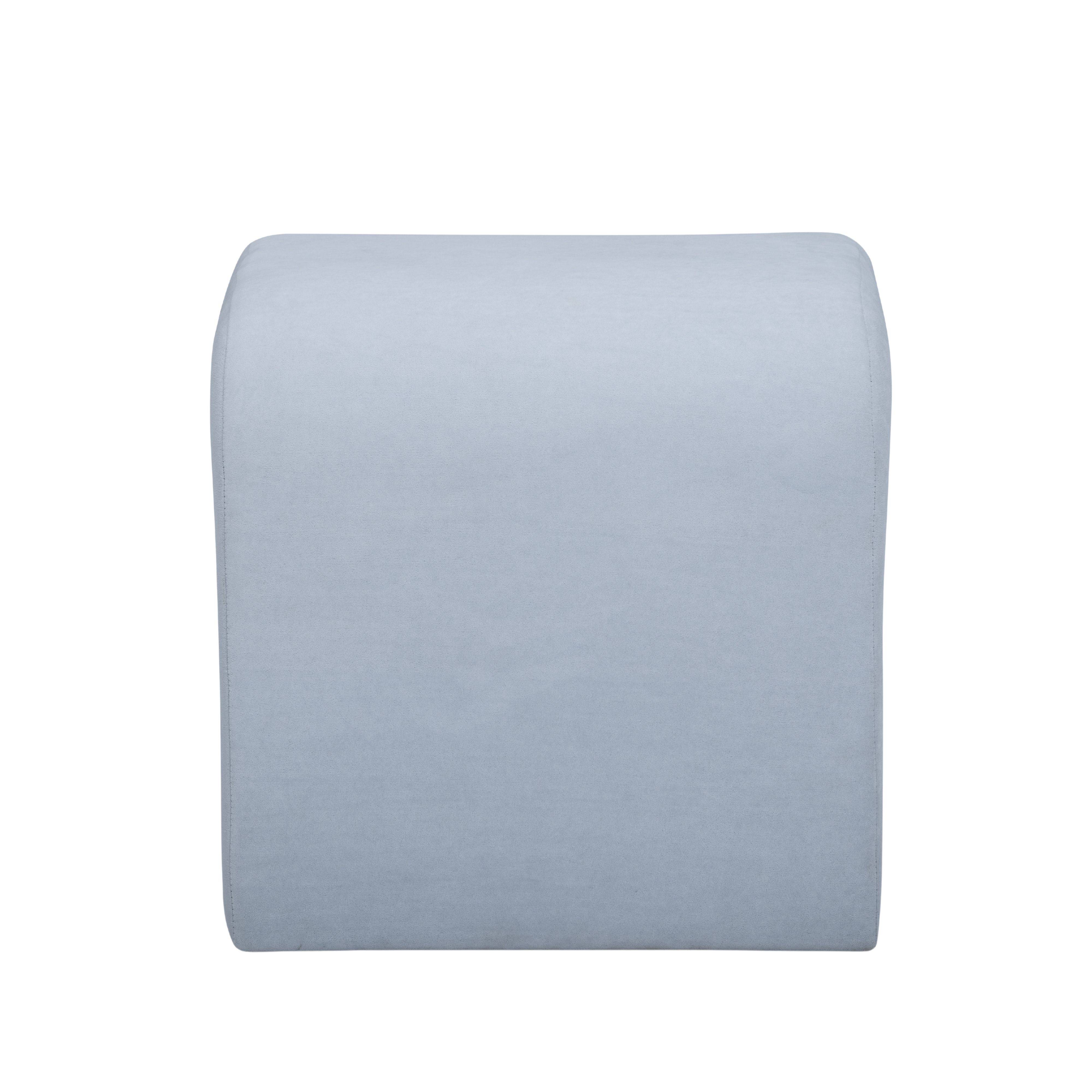 Desi Performance Velvet Ottoman