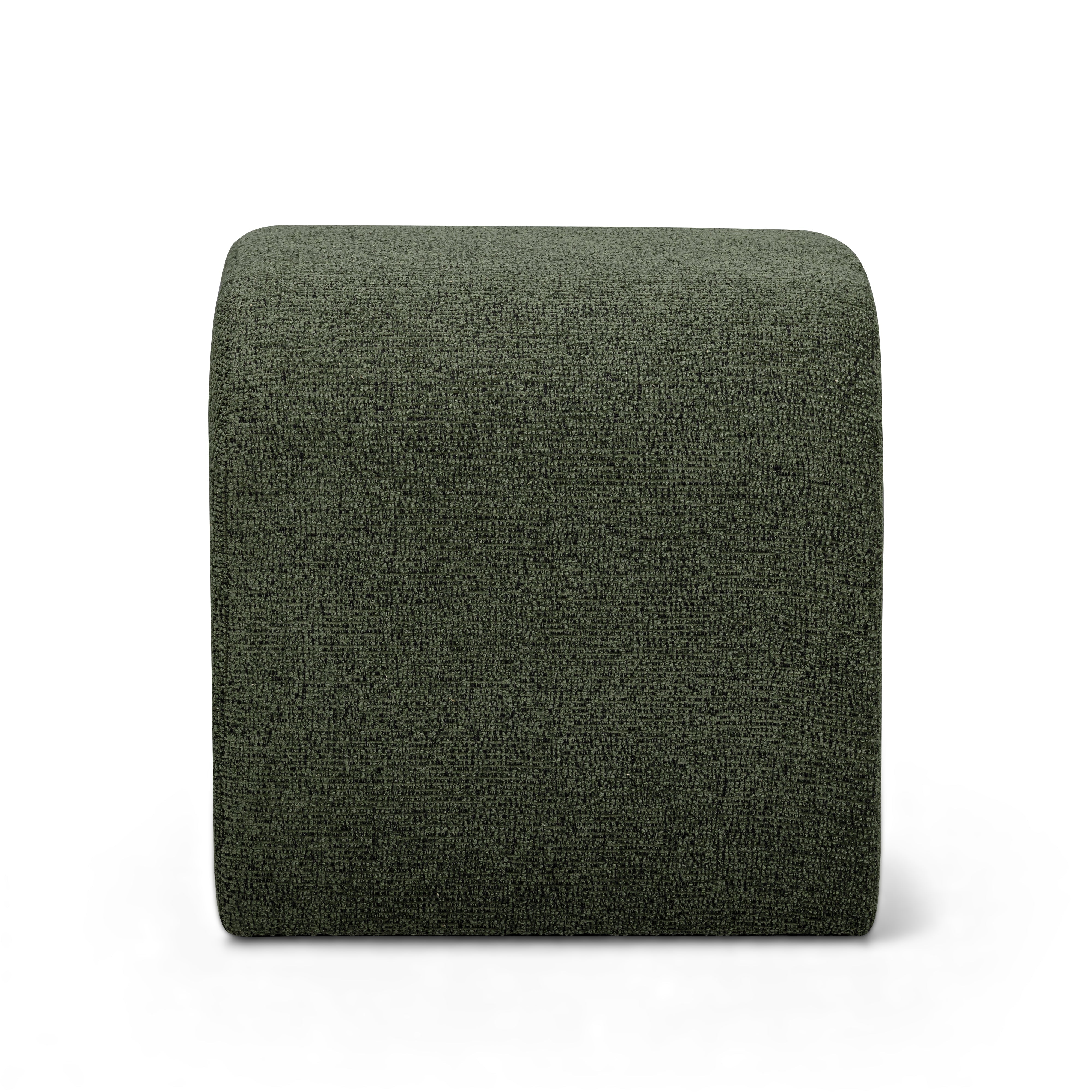 Desi Woven Performance Fabric Ottoman