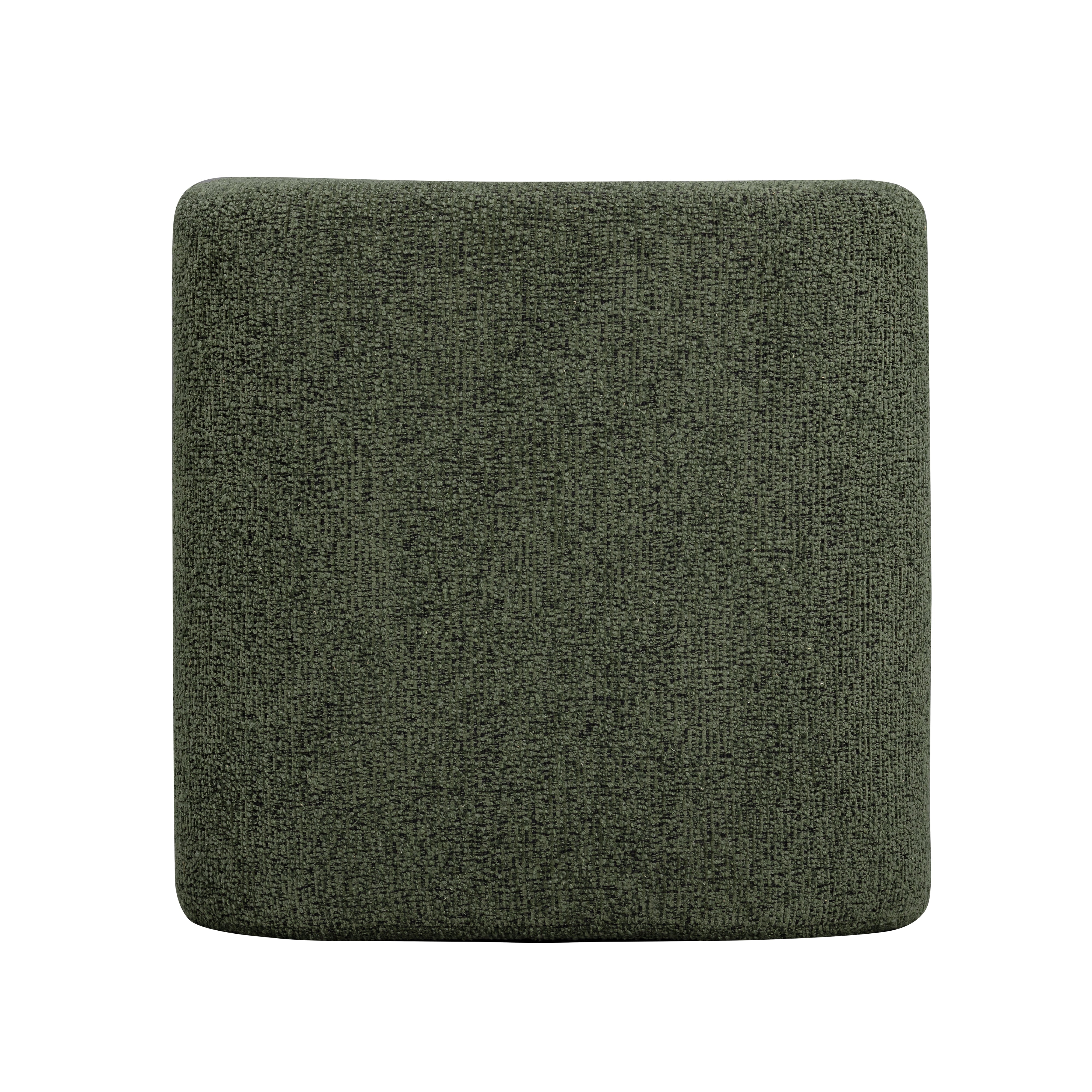 Desi Woven Performance Fabric Ottoman