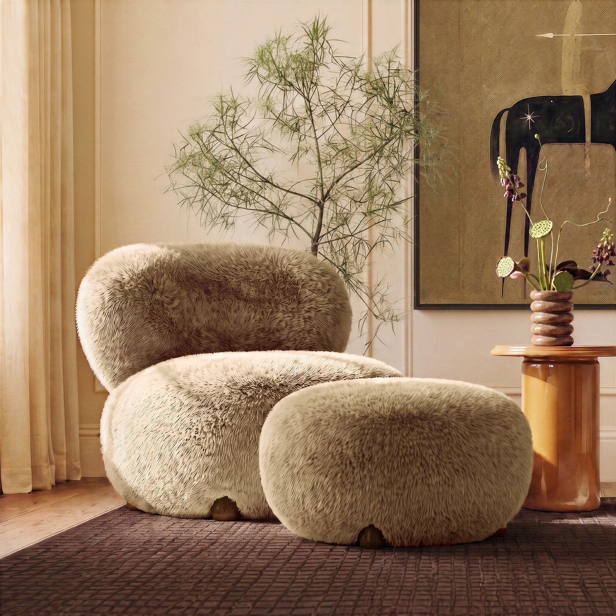 Pucker Ottoman
