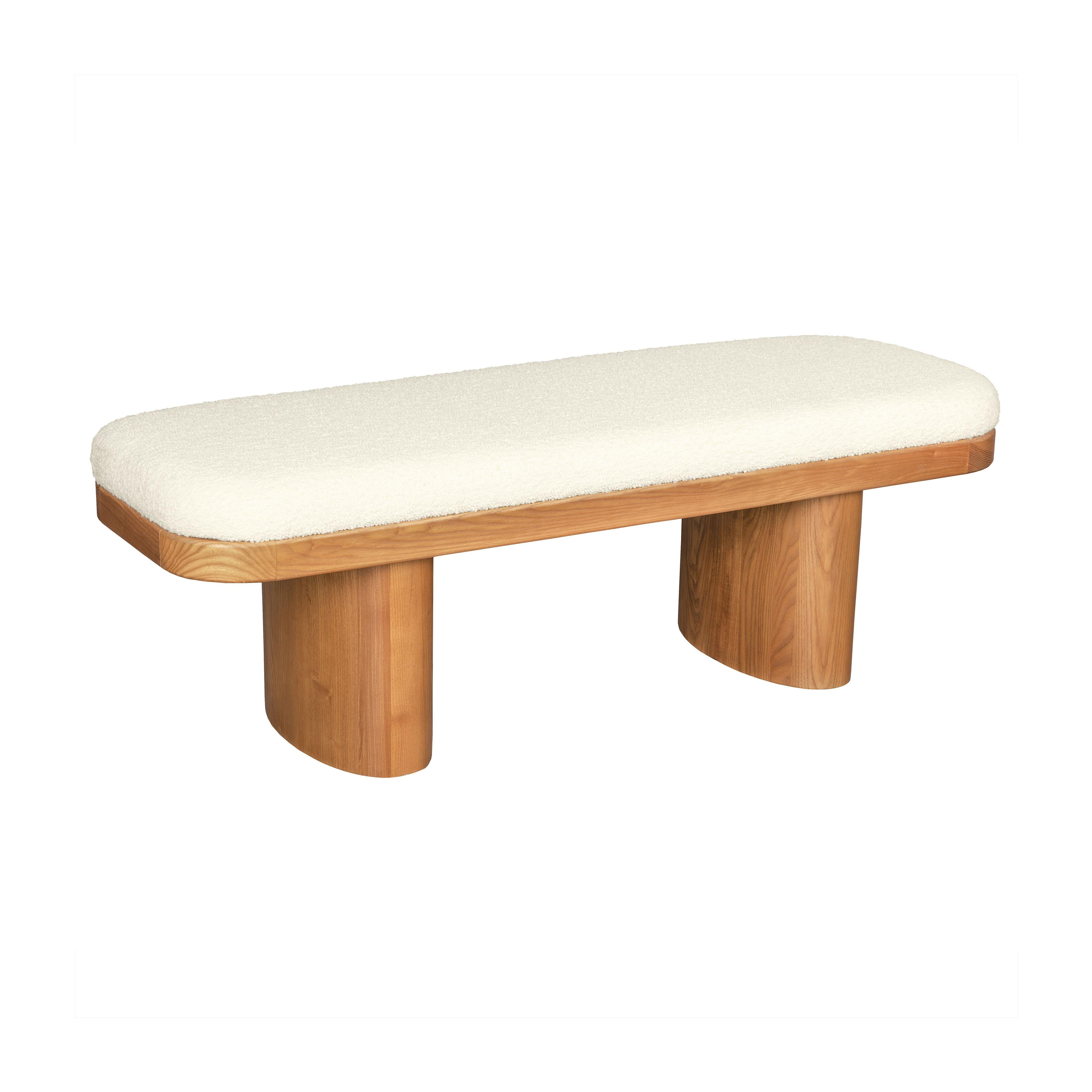Ollie White Boucle Wooden Bench Benches TOV Furniture , Black Friday Sale TOV Furniture Furniture Sale, Old Bones Co, Mid Century Furniture Sale, Four Hands Furniture, Black Friday Sale Ollie White Boucle Wooden Bench,Gus Sale, Perigold Ollie White Boucle Wooden Bench Benches Black Friday Sale , Perigold Sale Ollie White Boucle Wooden Bench,Ollie White Boucle Wooden Bench Lulu and Georgia, Burke Decor Sale Ollie White Boucle Wooden Bench, www.oldbonesco.com
