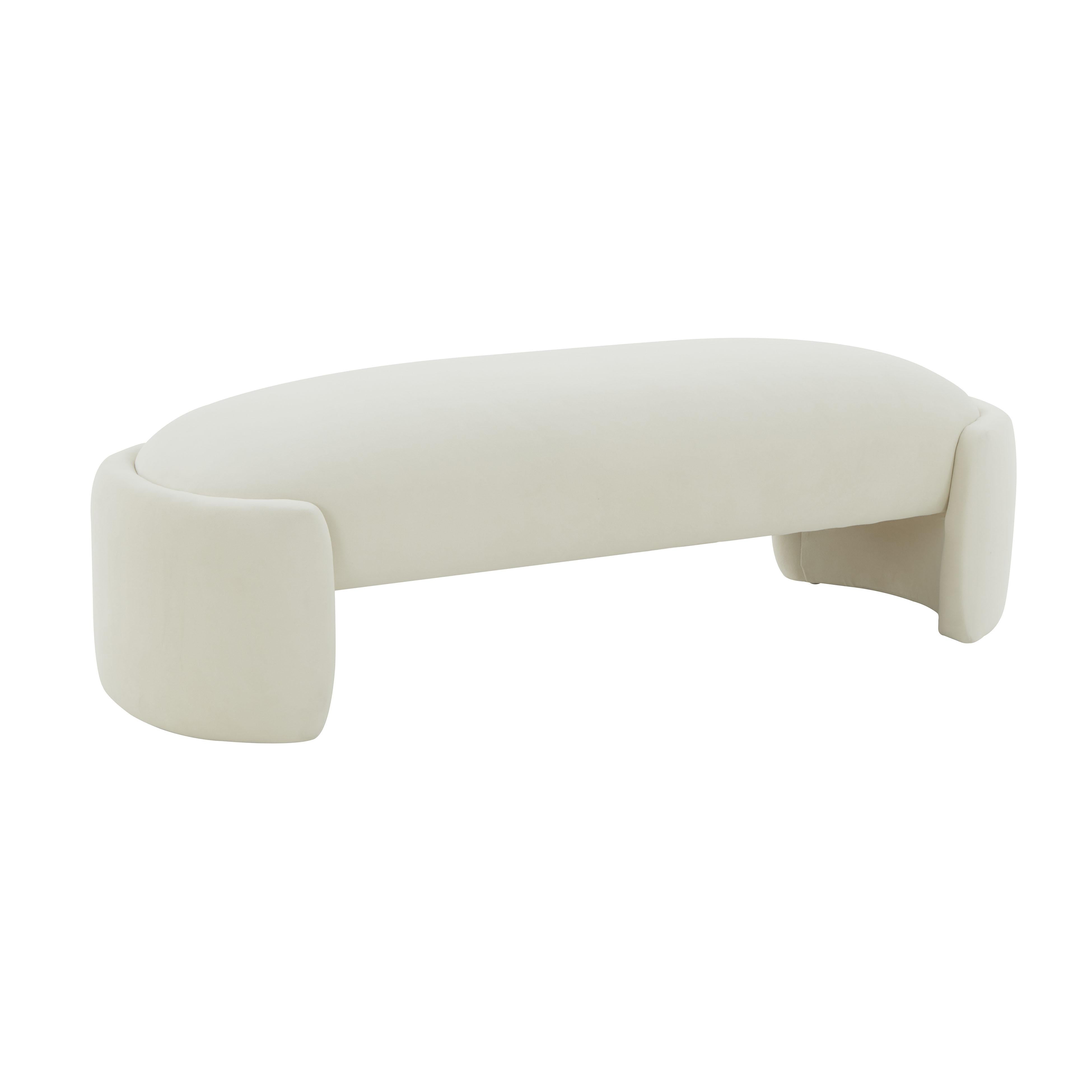 Toledo Velvet Bench Benches TOV Furniture Cream , Black Friday Sale TOV Furniture Furniture Sale, Old Bones Co, Mid Century Furniture Sale, Four Hands Furniture, Black Friday Sale Toledo Velvet Bench,Gus Sale, Perigold Toledo Velvet Bench Benches Black Friday Sale , Perigold Sale Toledo Velvet Bench,Toledo Velvet Bench Lulu and Georgia, Burke Decor Sale Toledo Velvet Bench, www.oldbonesco.com