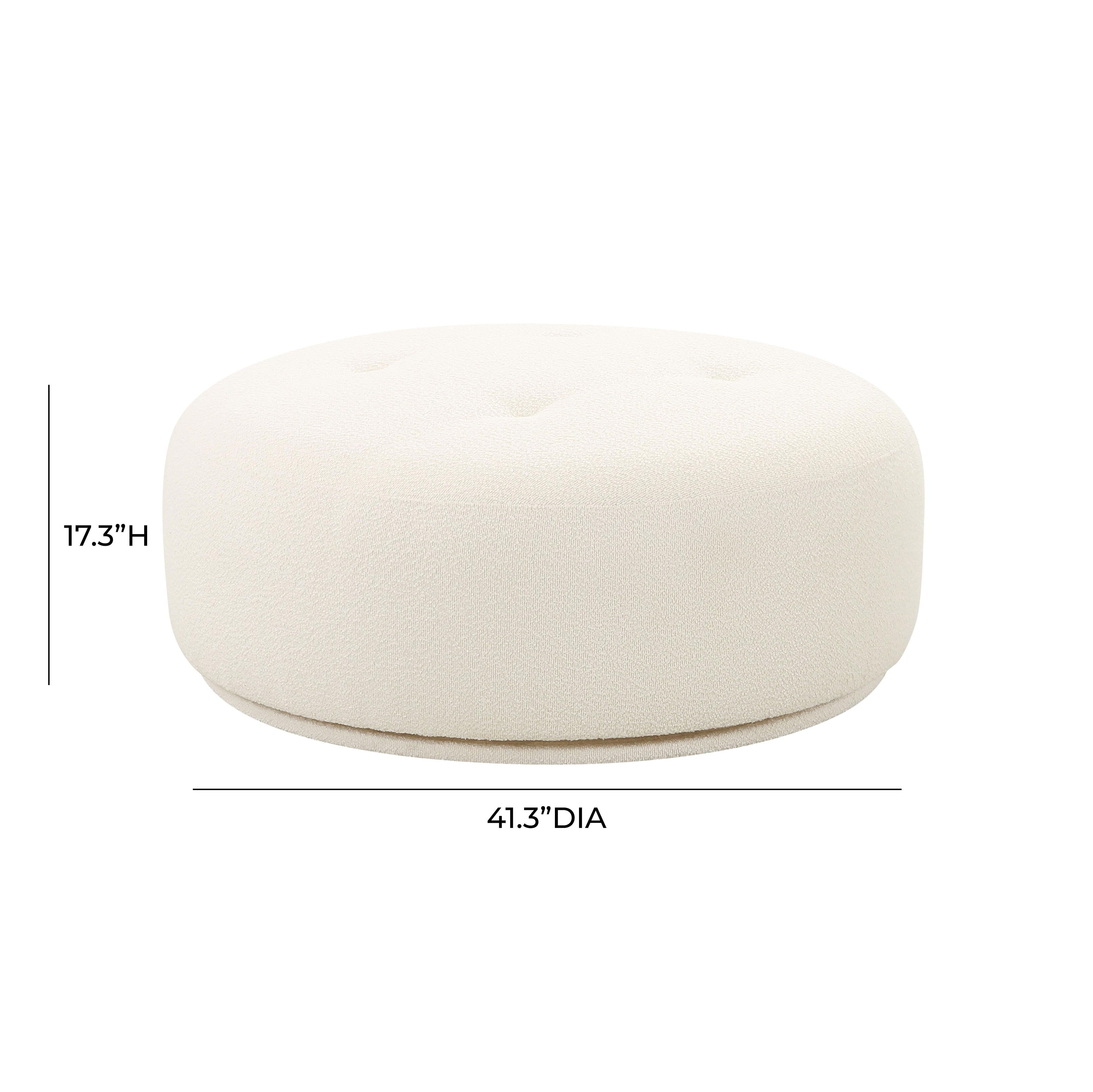 Fickle Cream Boucle Swivel Ottoman Ottomans & Stools TOV Furniture , Black Friday Sale TOV Furniture Furniture Sale, Old Bones Co, Mid Century Furniture Sale, Four Hands Furniture, Black Friday Sale Fickle Cream Boucle Swivel Ottoman,Gus Sale, Perigold Fickle Cream Boucle Swivel Ottoman Ottomans & Stools Black Friday Sale , Perigold Sale Fickle Cream Boucle Swivel Ottoman,Fickle Cream Boucle Swivel Ottoman Lulu and Georgia, Burke Decor Sale Fickle Cream Boucle Swivel Ottoman, www.oldbonesco.com