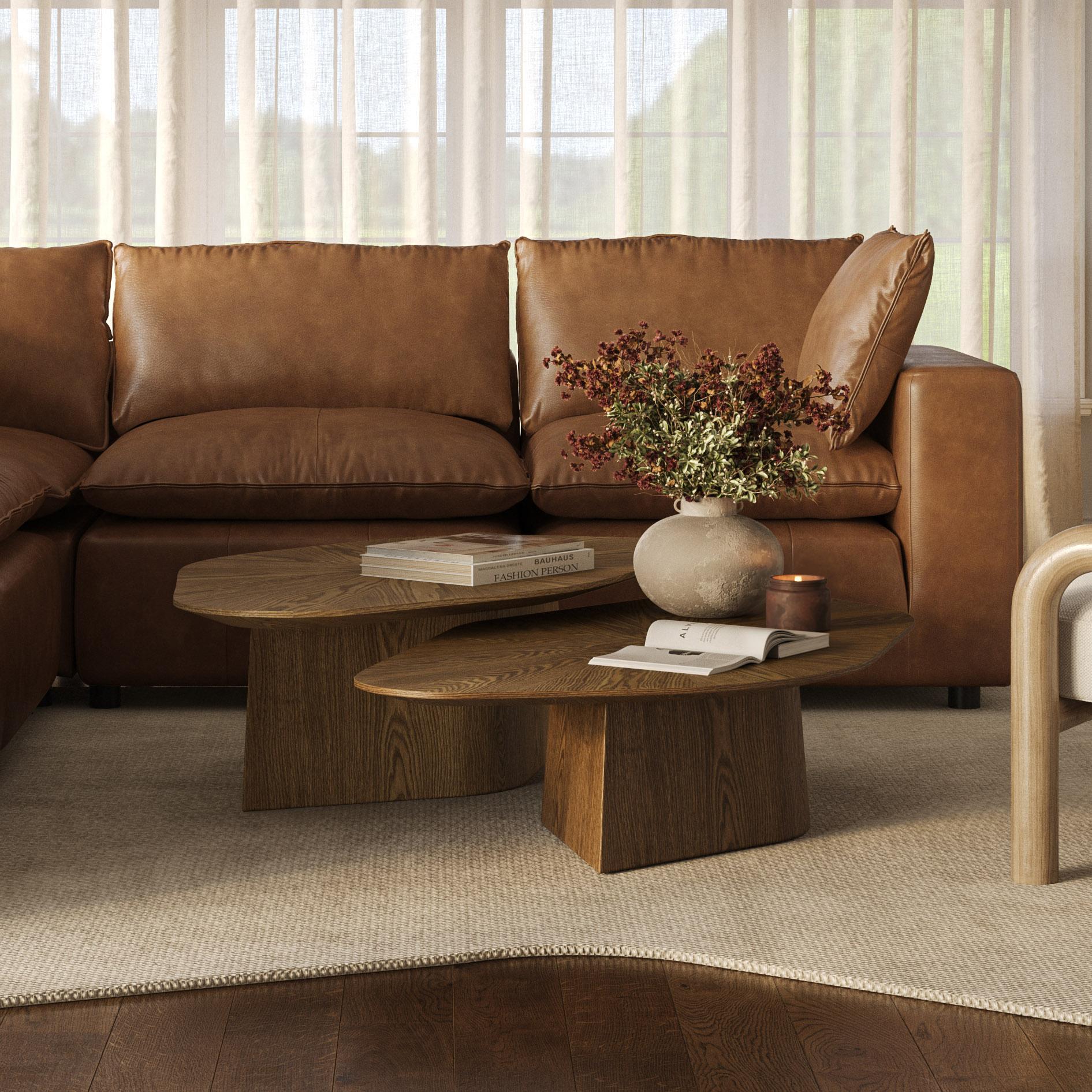 Roche 2-Piece Ash Nesting Coffee Table Set