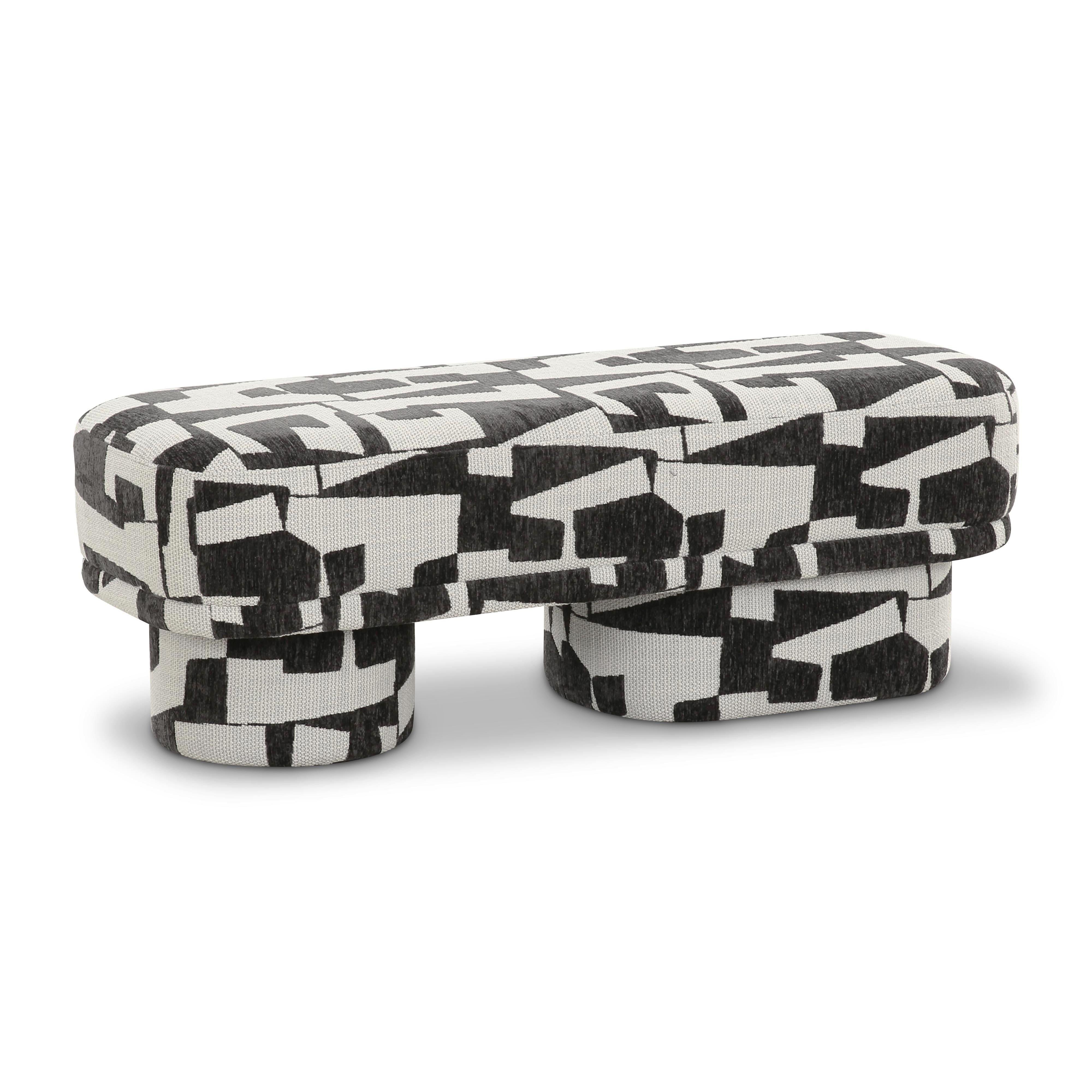 Lena 47" Performance Jacquard Bench