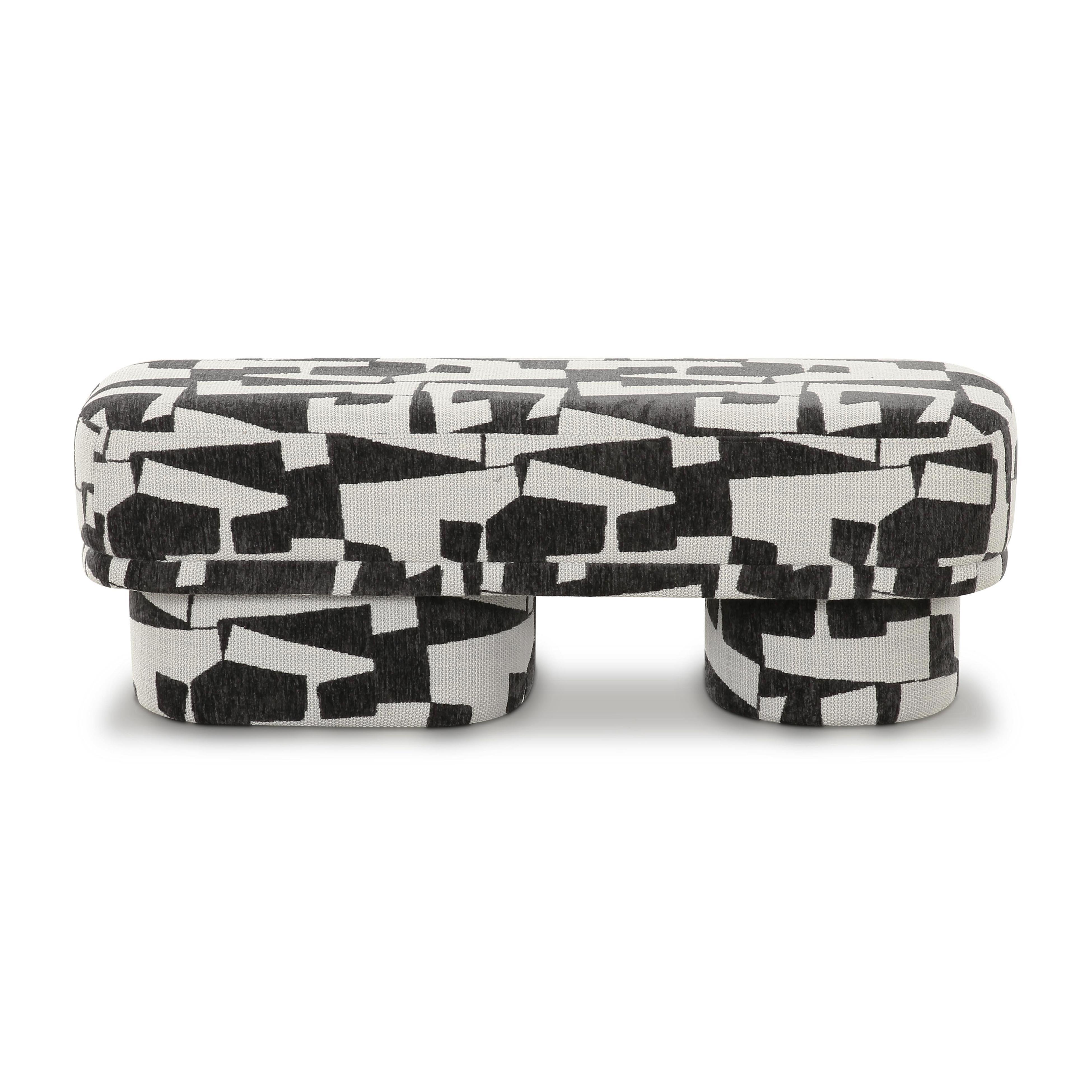 Lena 47" Performance Jacquard Bench